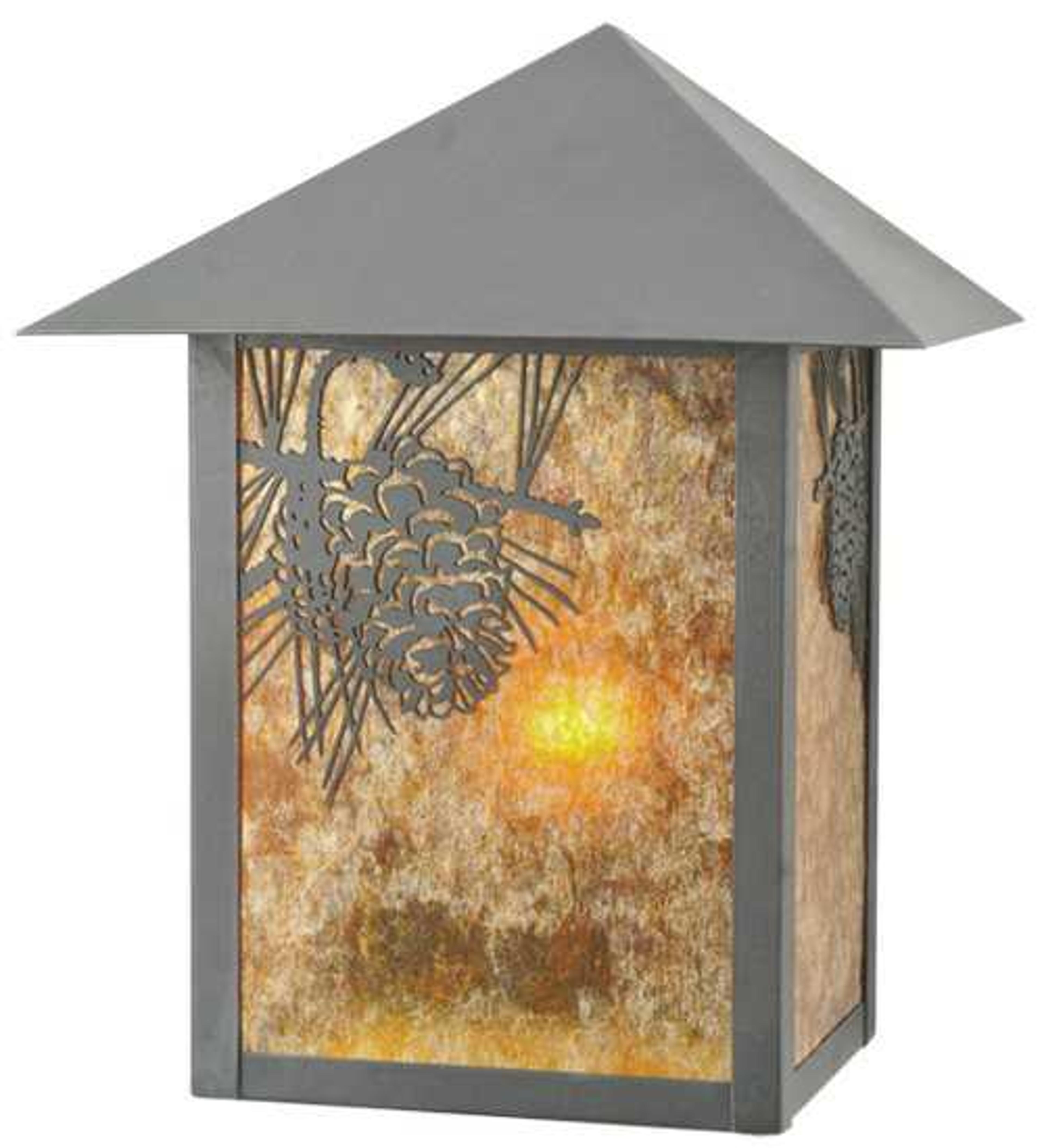 Meyda Seneca Winter Pine Outdoor Wall Light