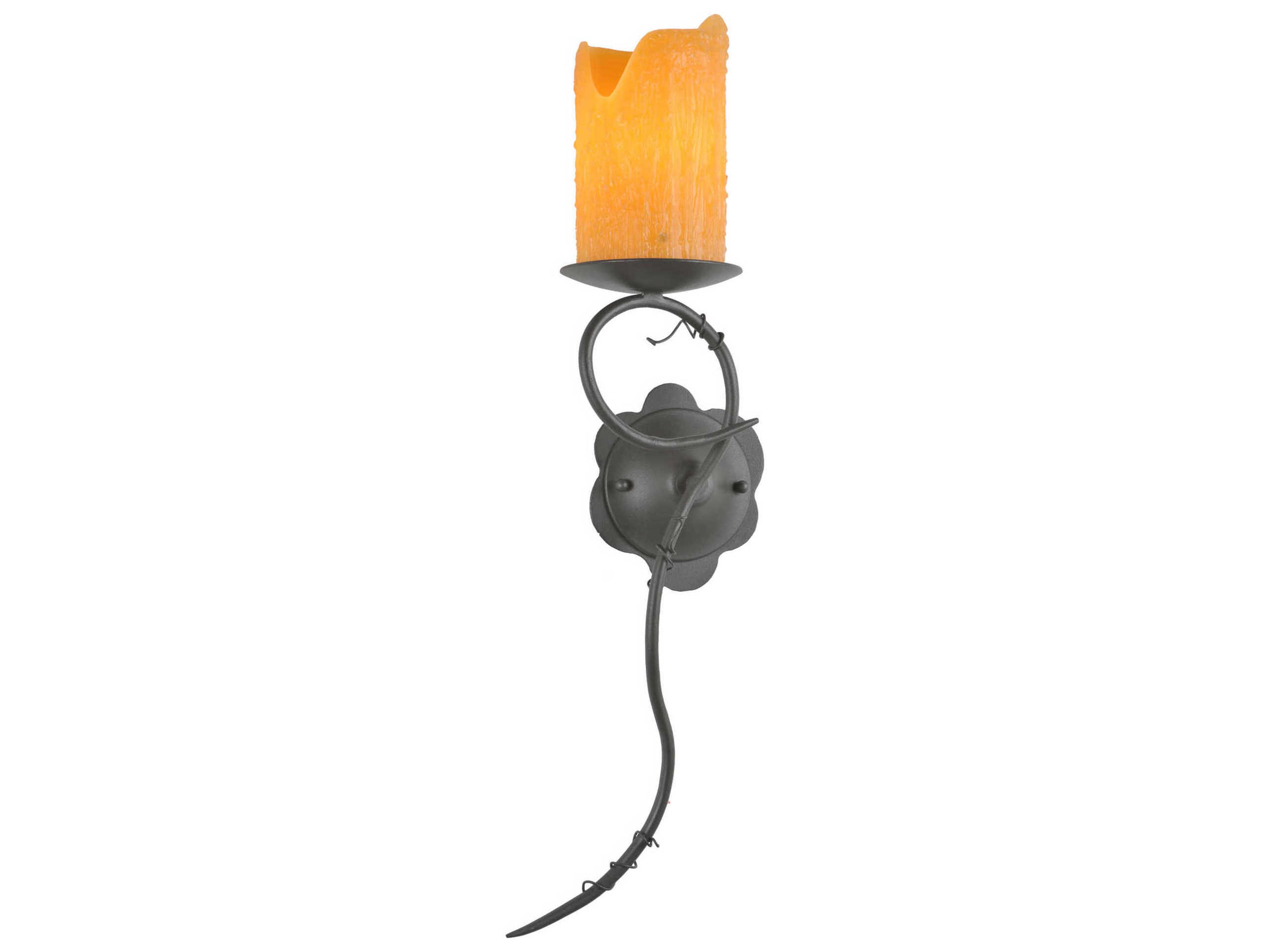 Meyda Rustic 1-Light Brown Wall Sconce