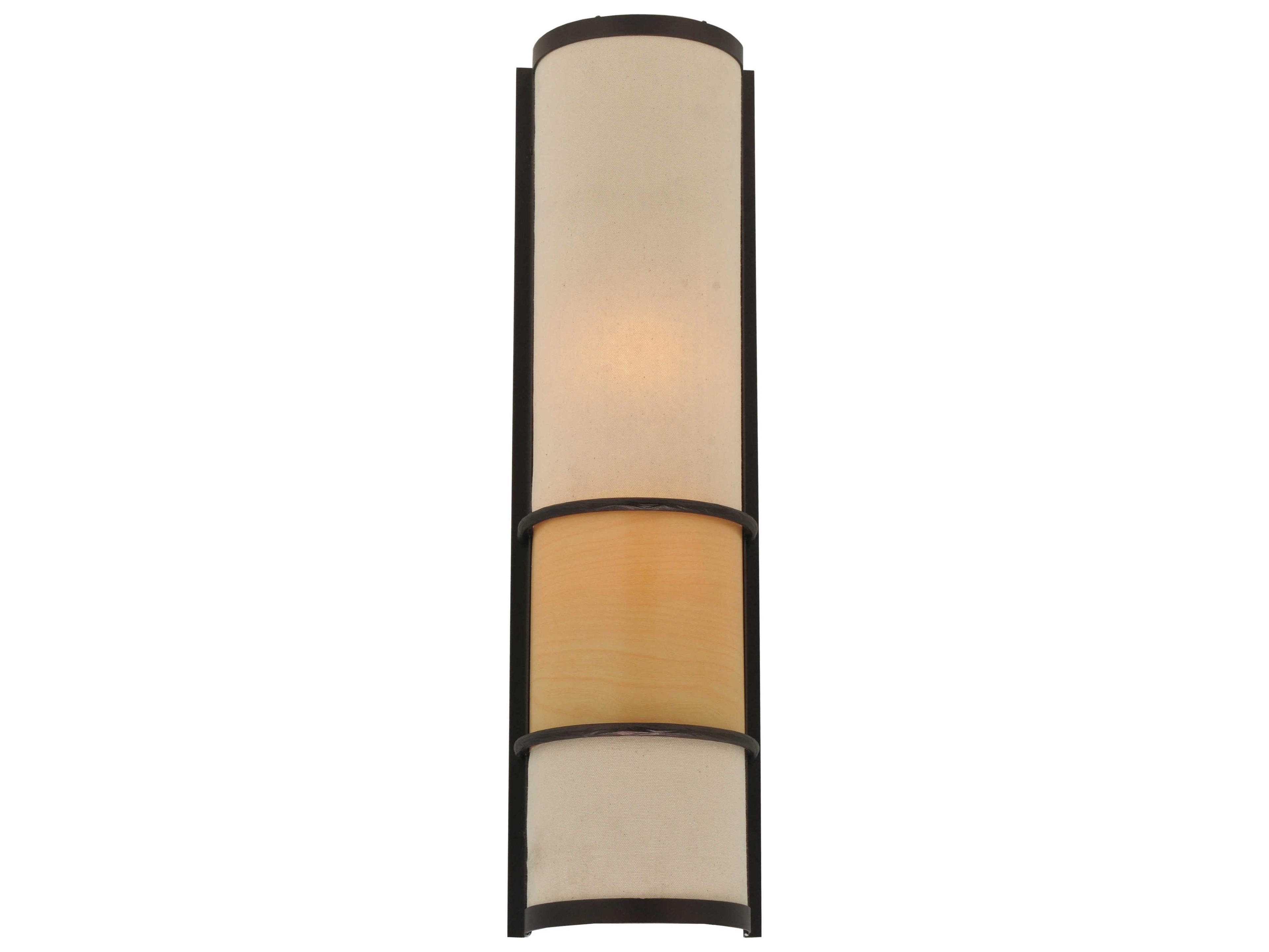 Meyda Rustic 2-Light Bronze Wall Sconce