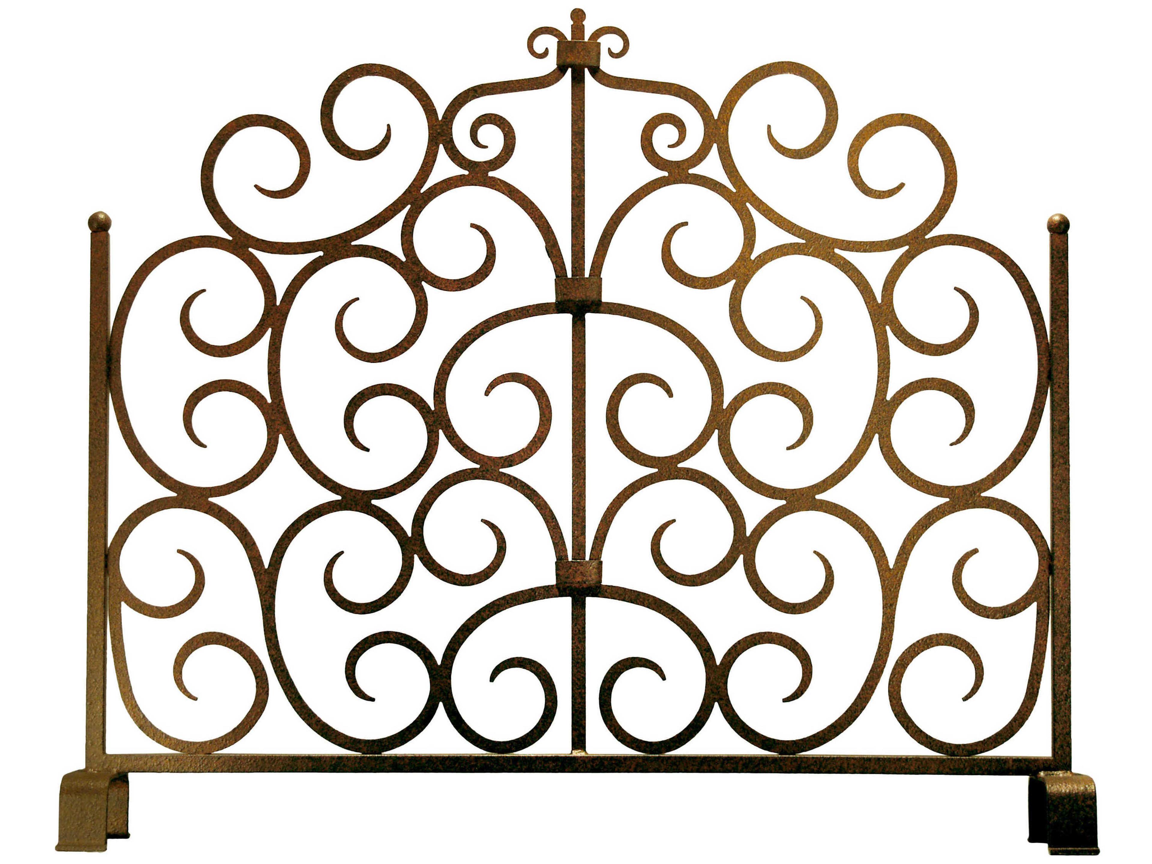 Meyda 42" Scroll Tempest Fireplace Screen