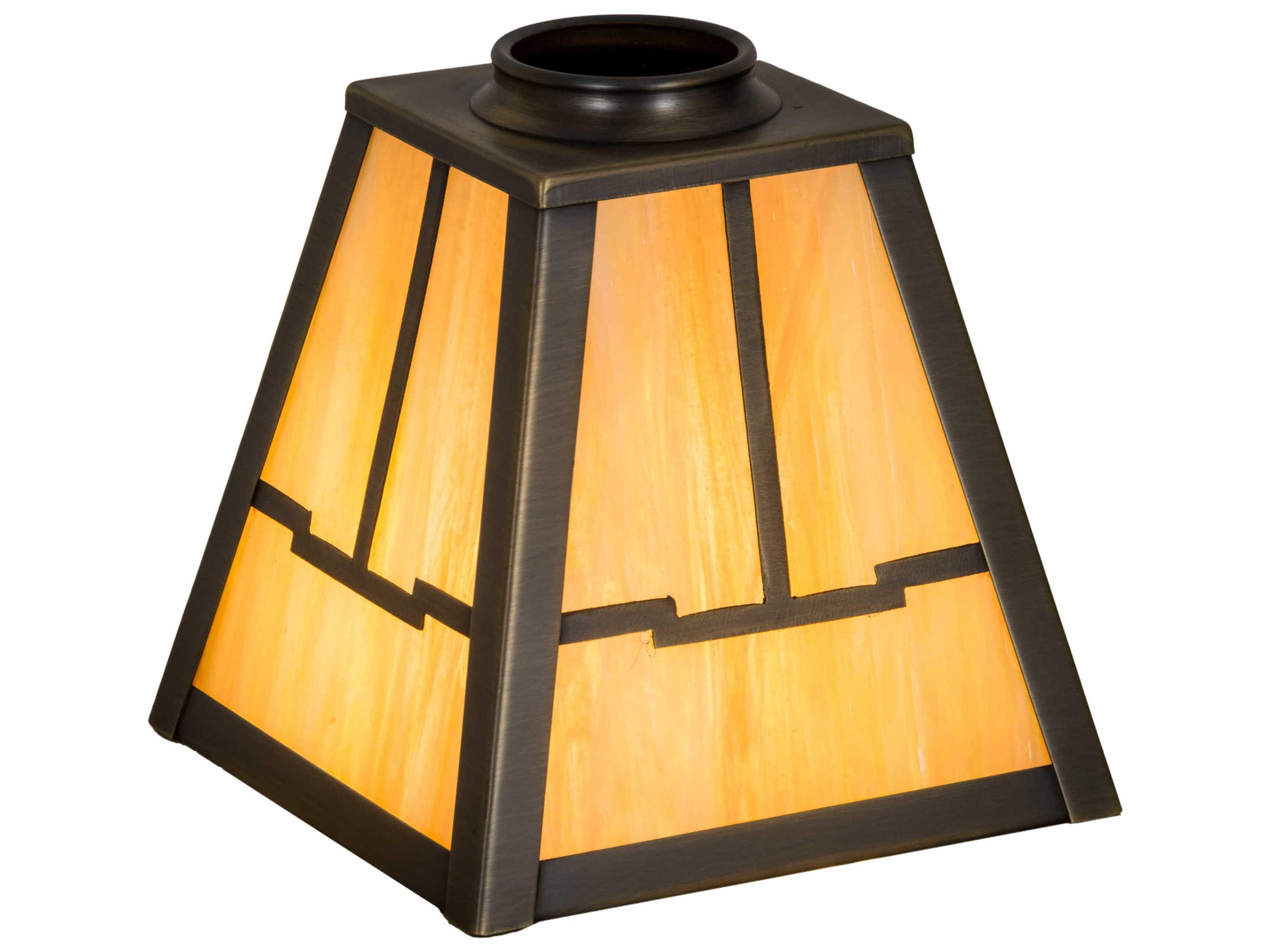 Meyda Mission with Ring Valley View Shade