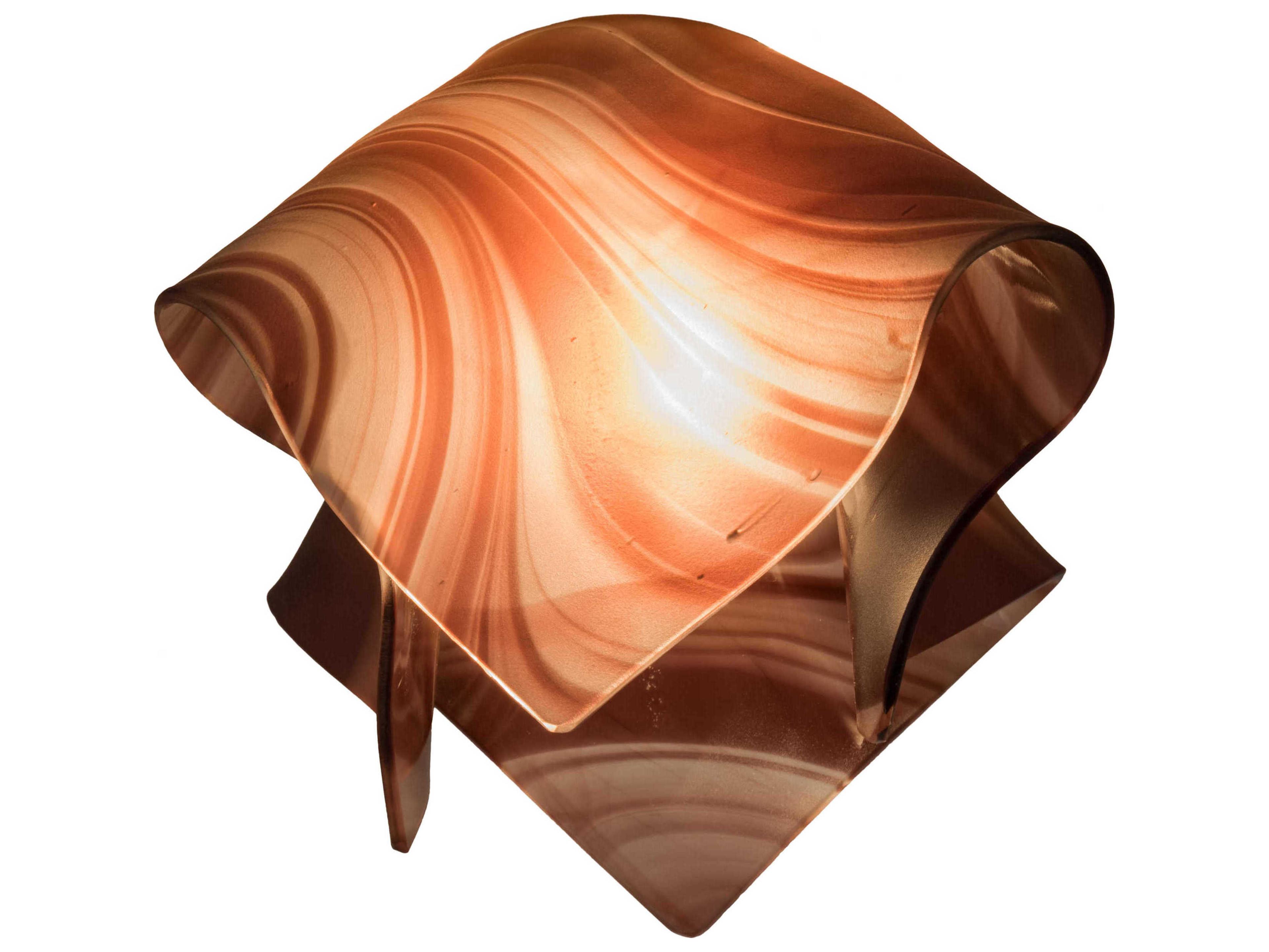 Meyda Handkerchief Noir Swirl Shade