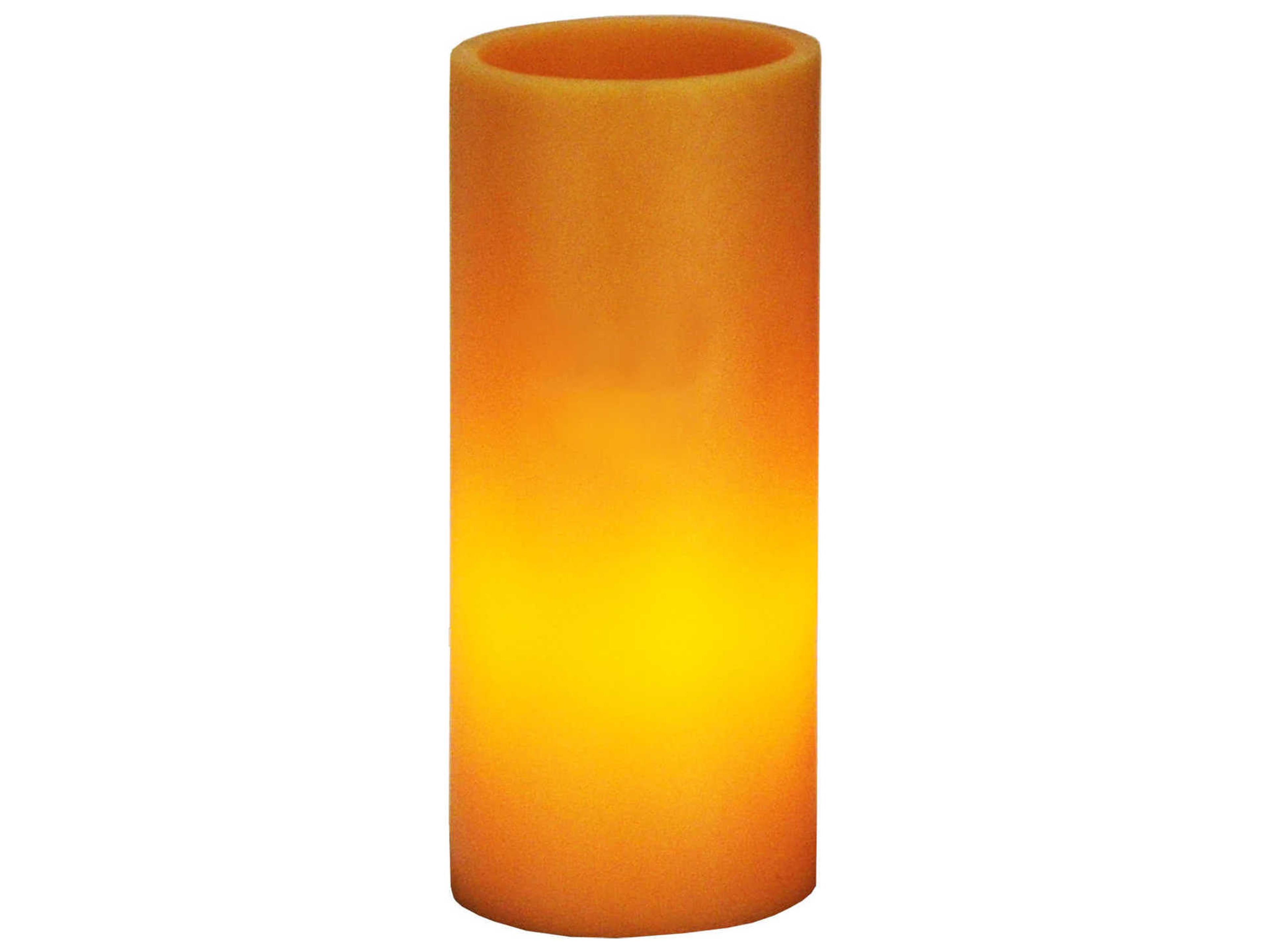 Meyda Poly Resin Amber Flat Top Candle Holder