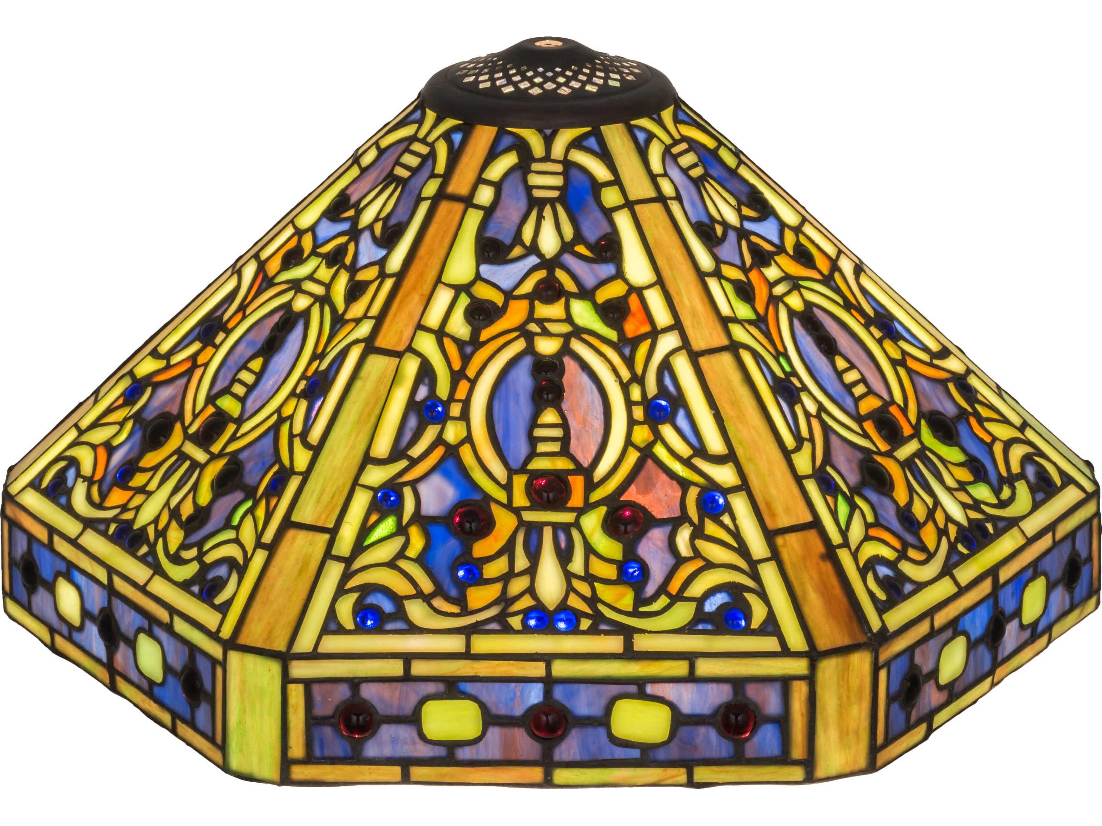 Meyda Tiffany Elizabethan Purple 16" Shade