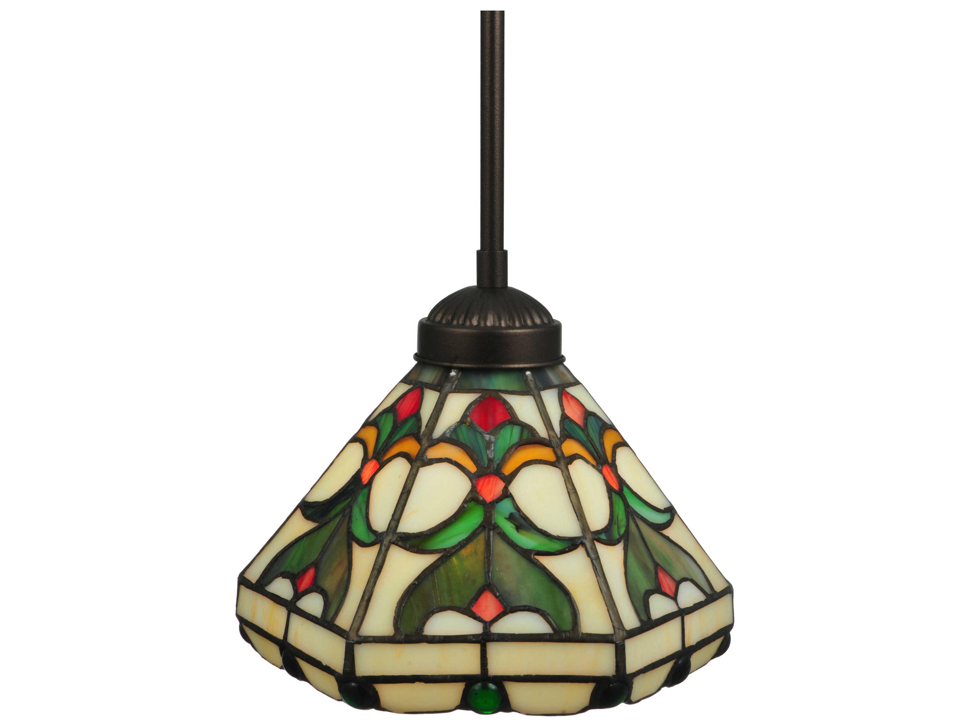 Meyda Tiffany 1-Light Brown Mini Pendant