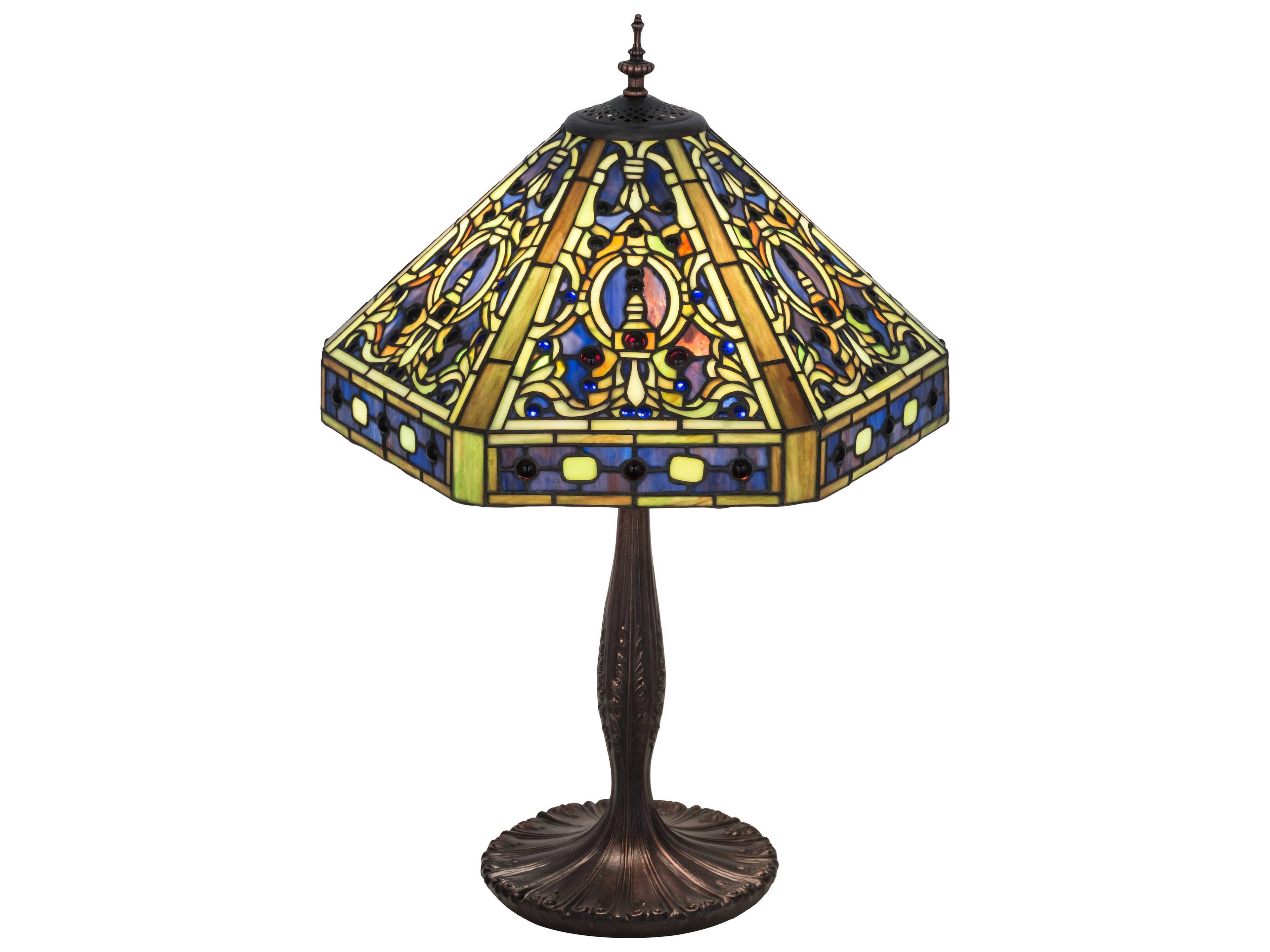 Meyda Tiffany Elizabethan Bronze Table Lamp