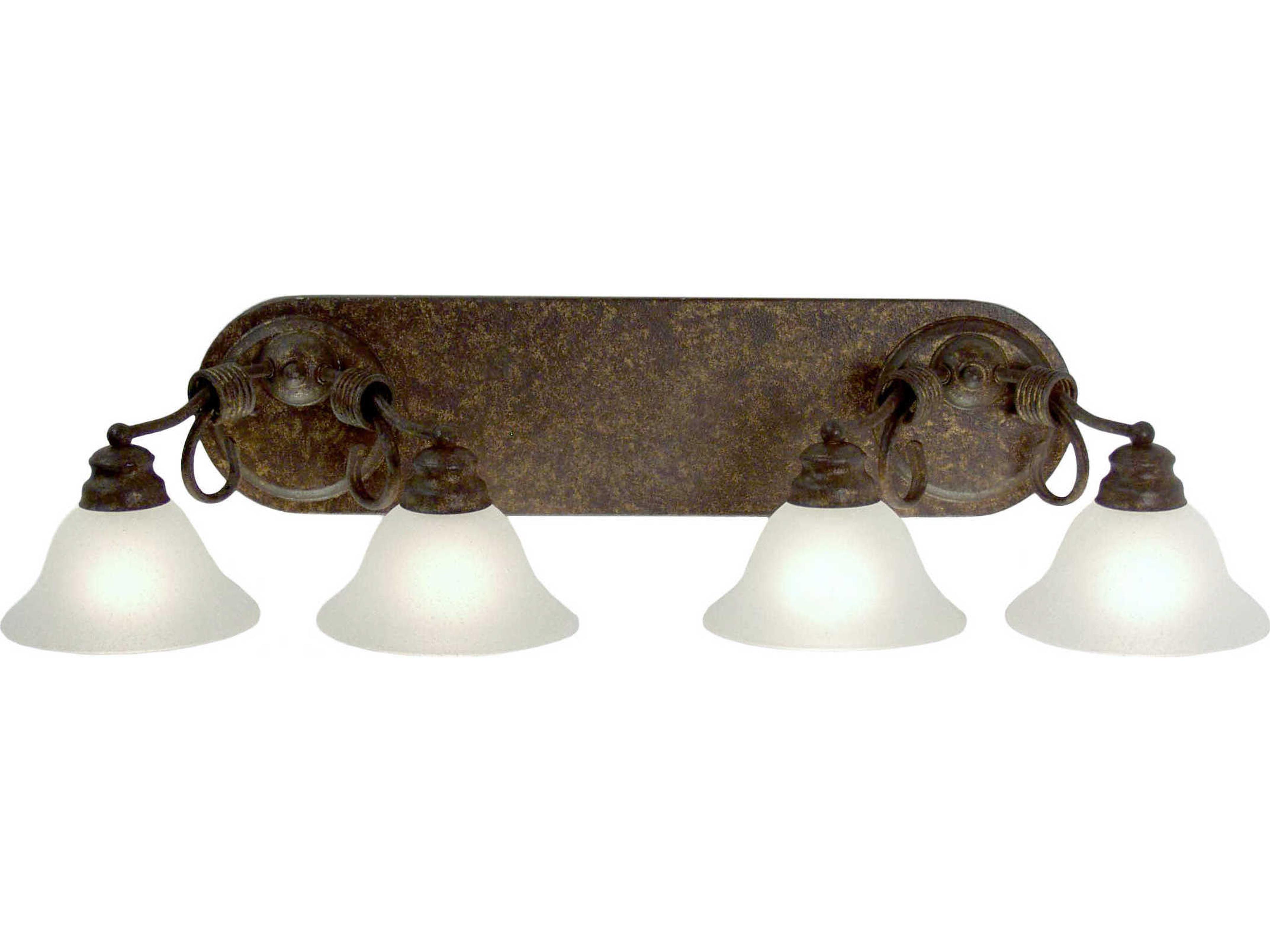 Meyda Trea 4-Light Brown Vanity Light