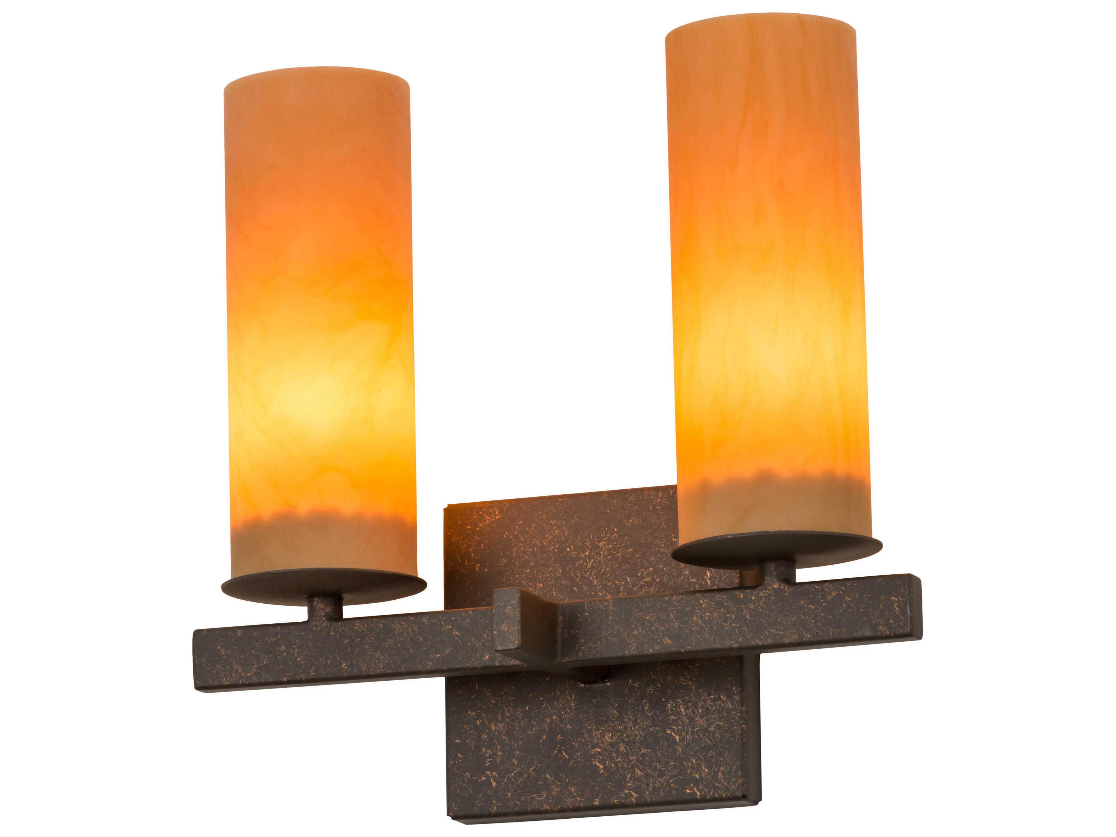 Meyda Dante 2-Light Bronze Wall Sconce