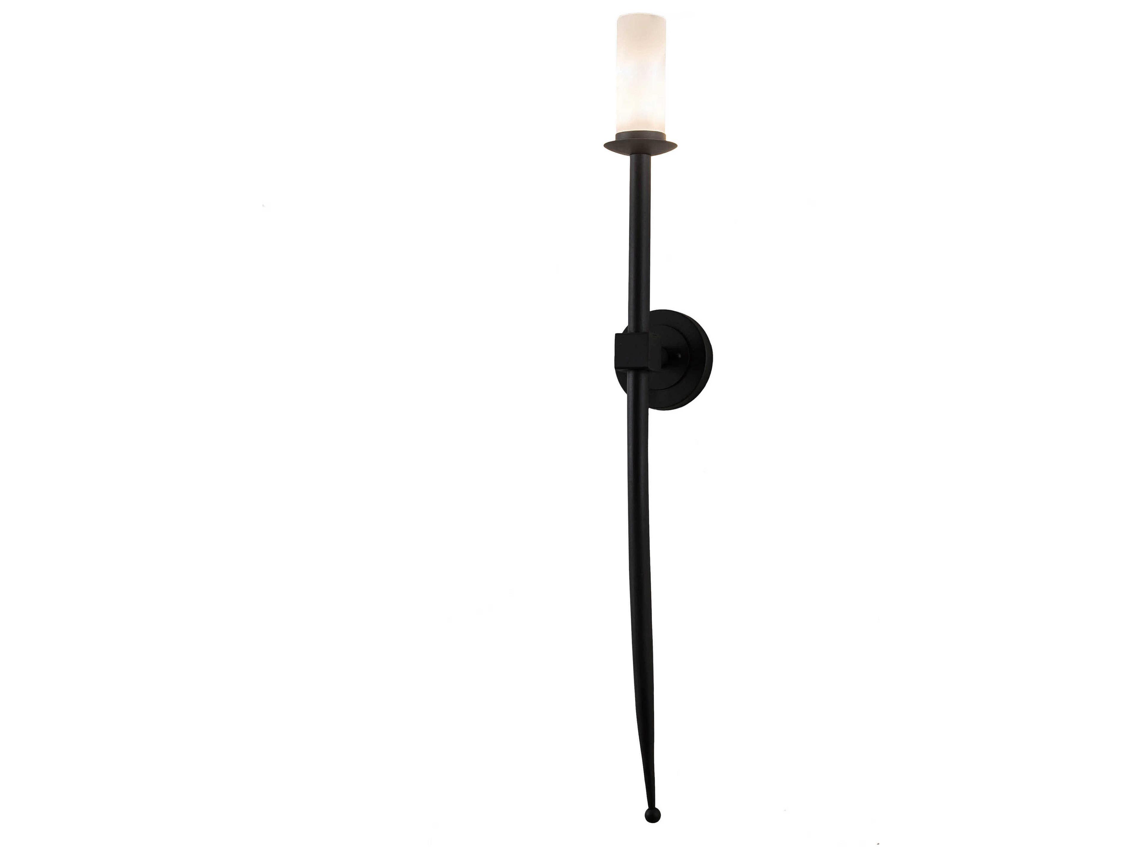 Meyda Bechar 1-Light Black Wall Sconce