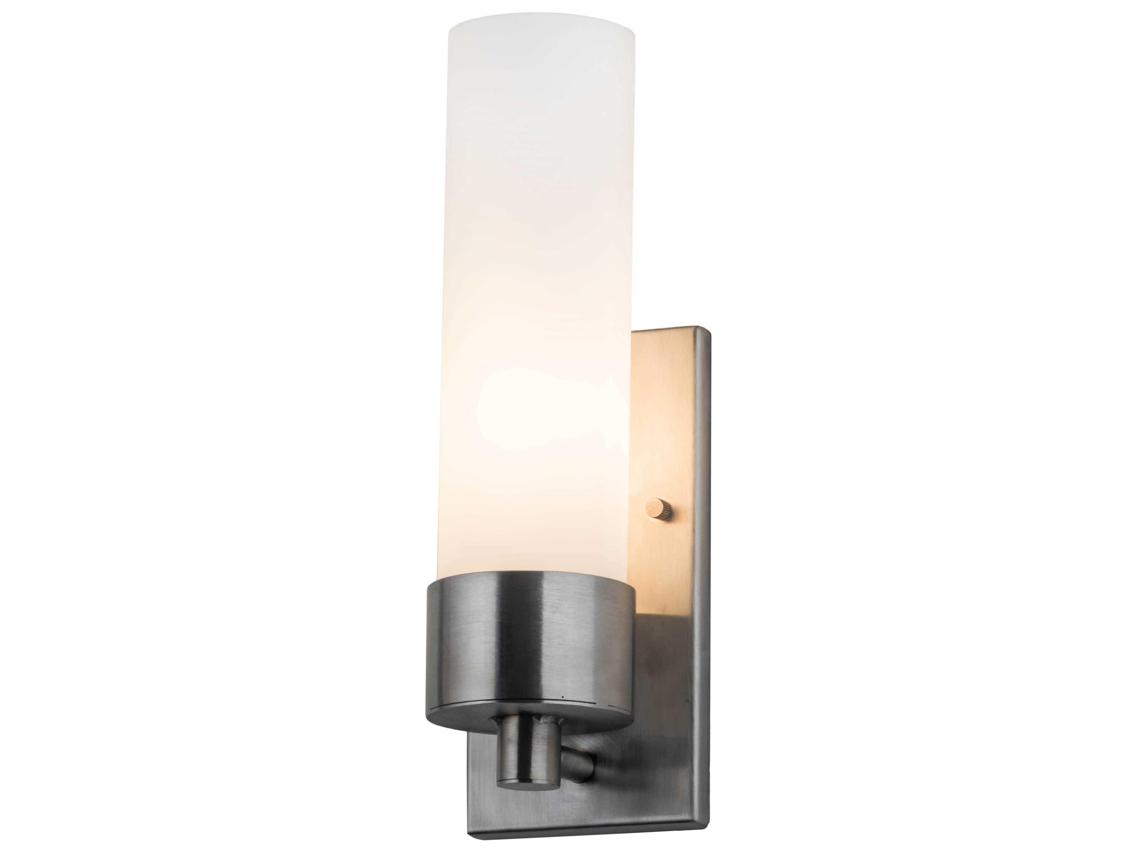 Meyda 1-Light Steel Glass Wall Sconce