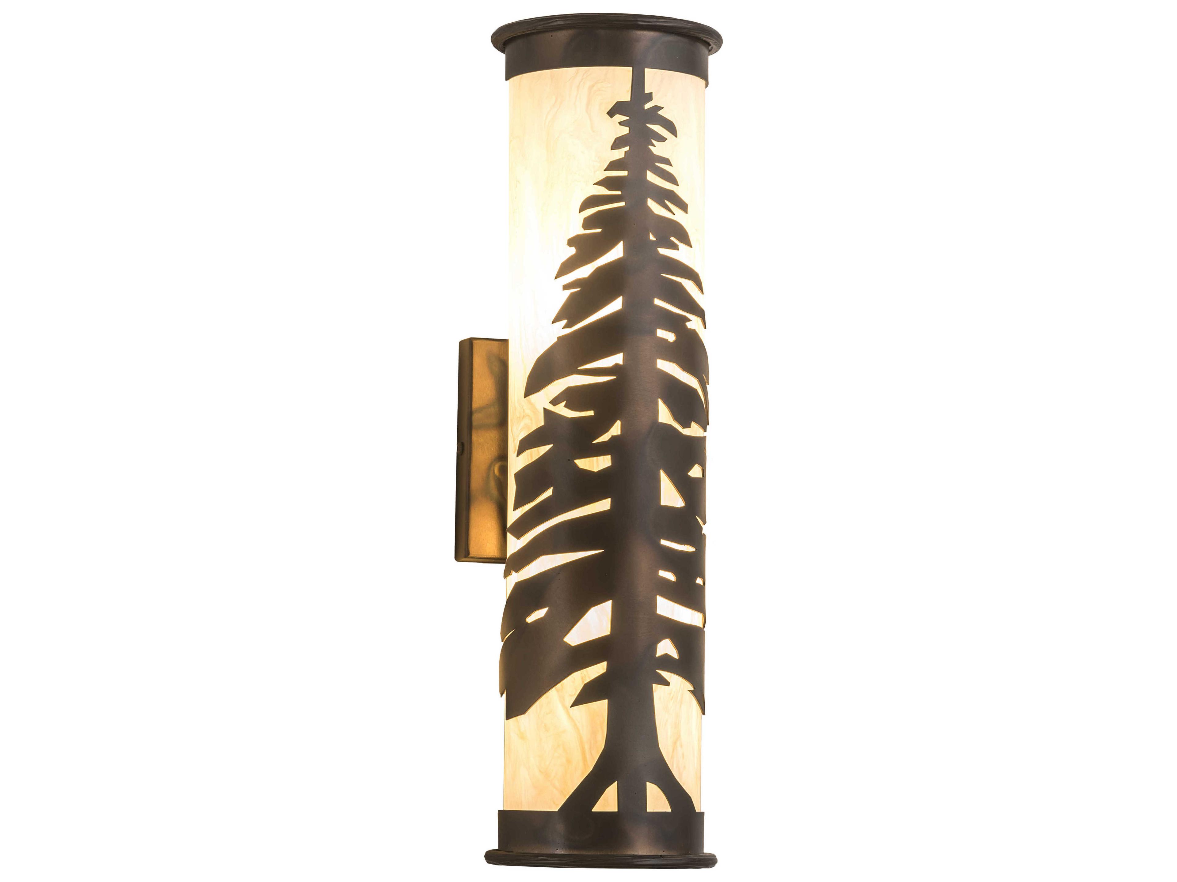 Meyda Tamarack 2-Light Copper Wall Sconce
