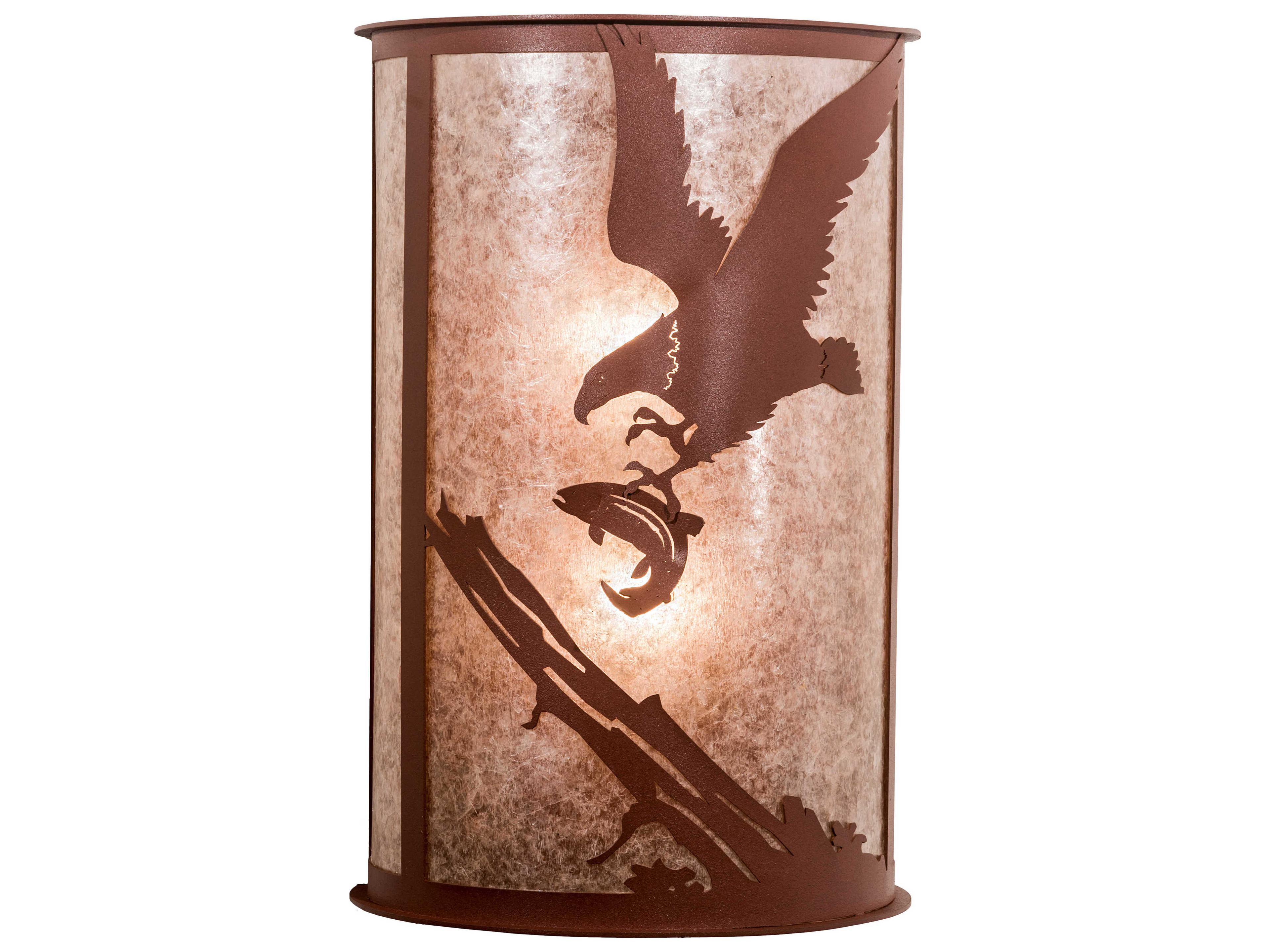 Meyda Strike Of The Eagle 2-Light Copper Wall Sconce
