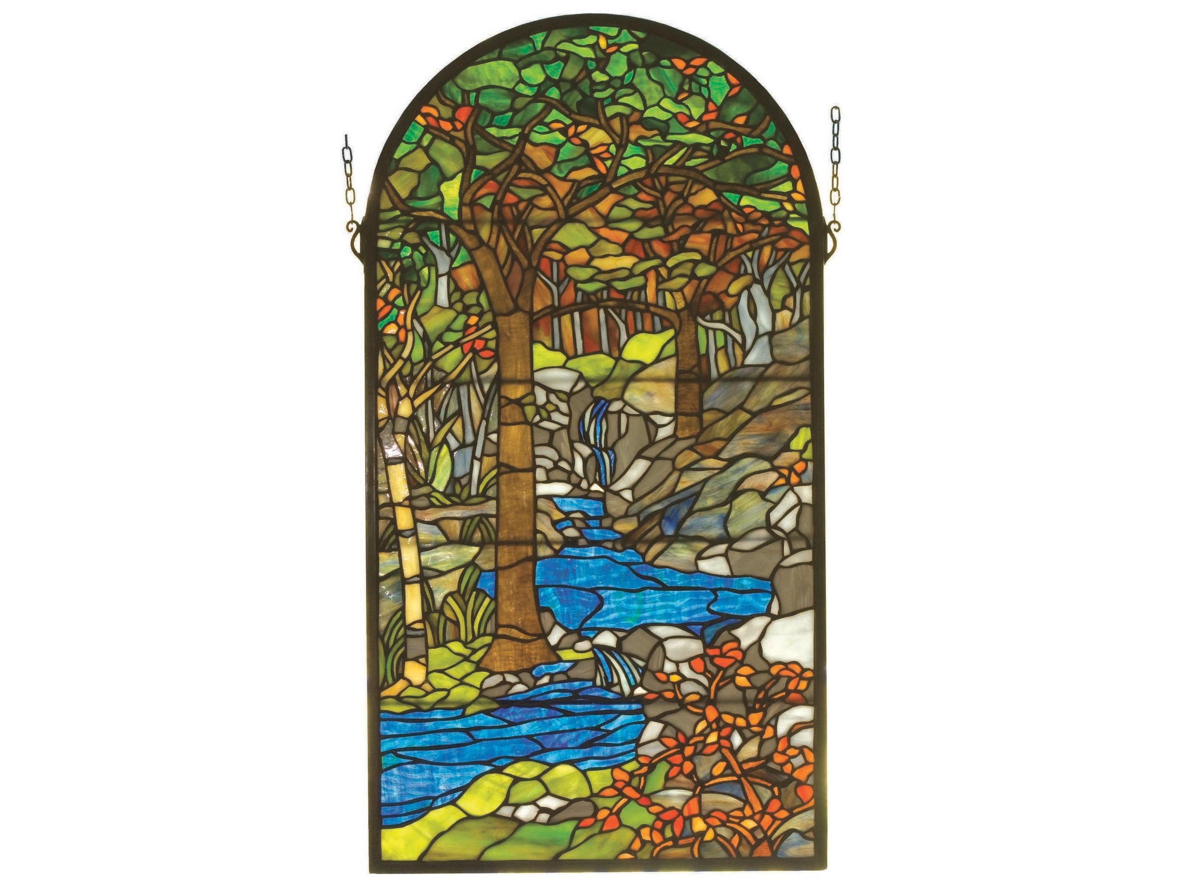 Meyda Waterbrooks Stained Glass Window