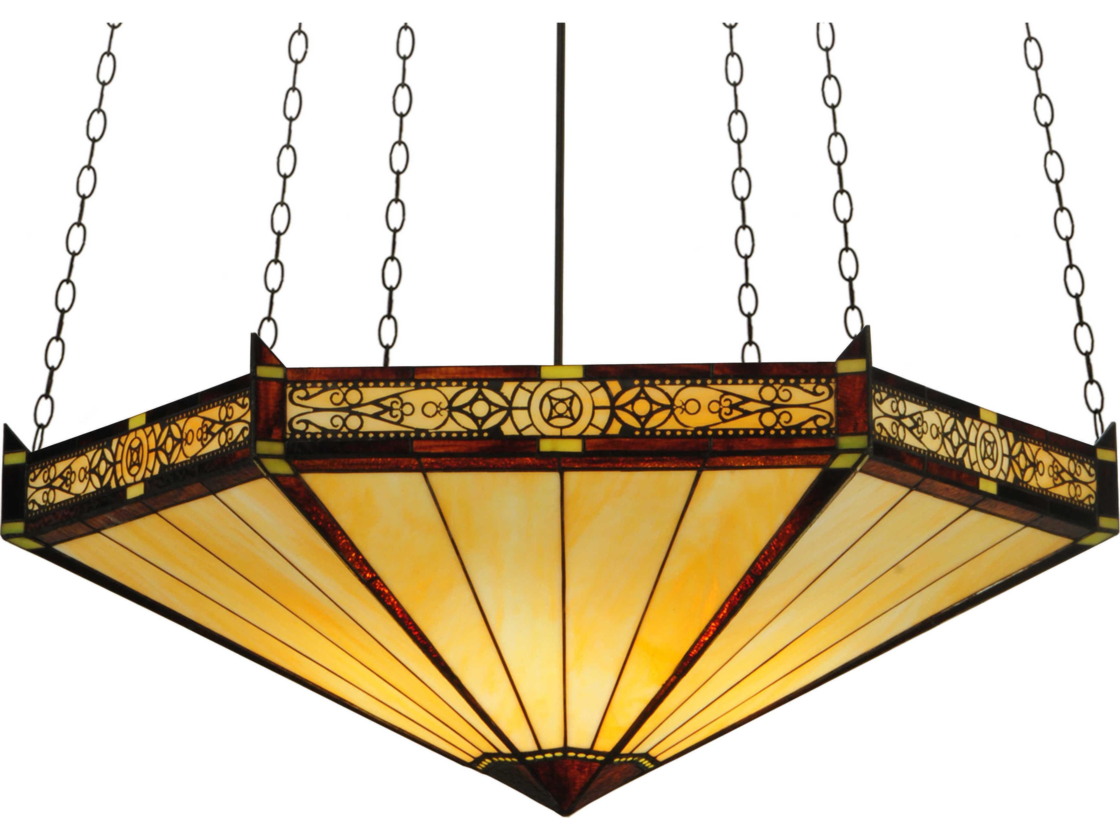 Meyda Peaches 6-Light Bronze Pendant