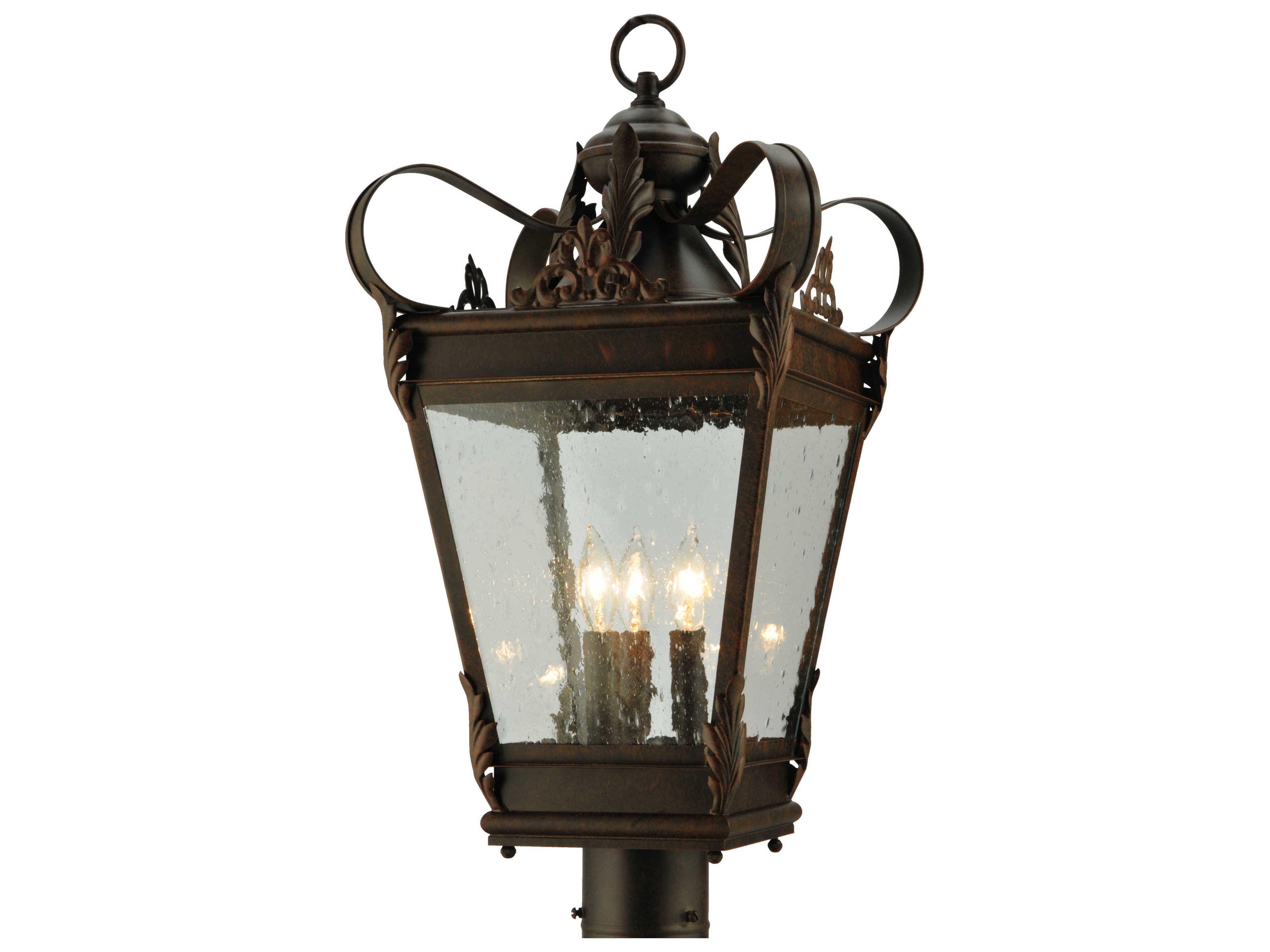 Meyda Verona 3-light Outdoor Post Mount Light