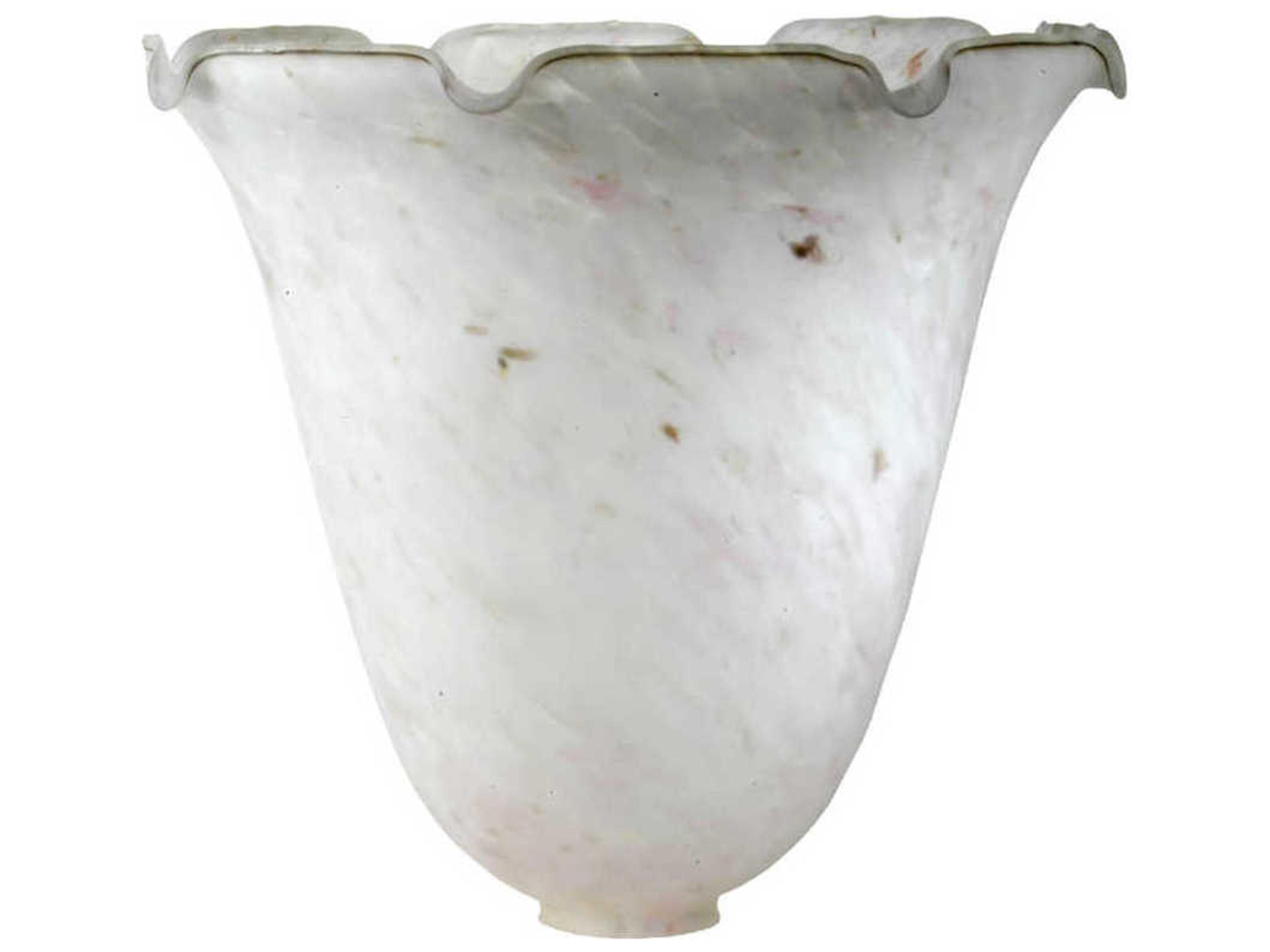 Meyda Pink Dapple 8 Flute Bell Shade