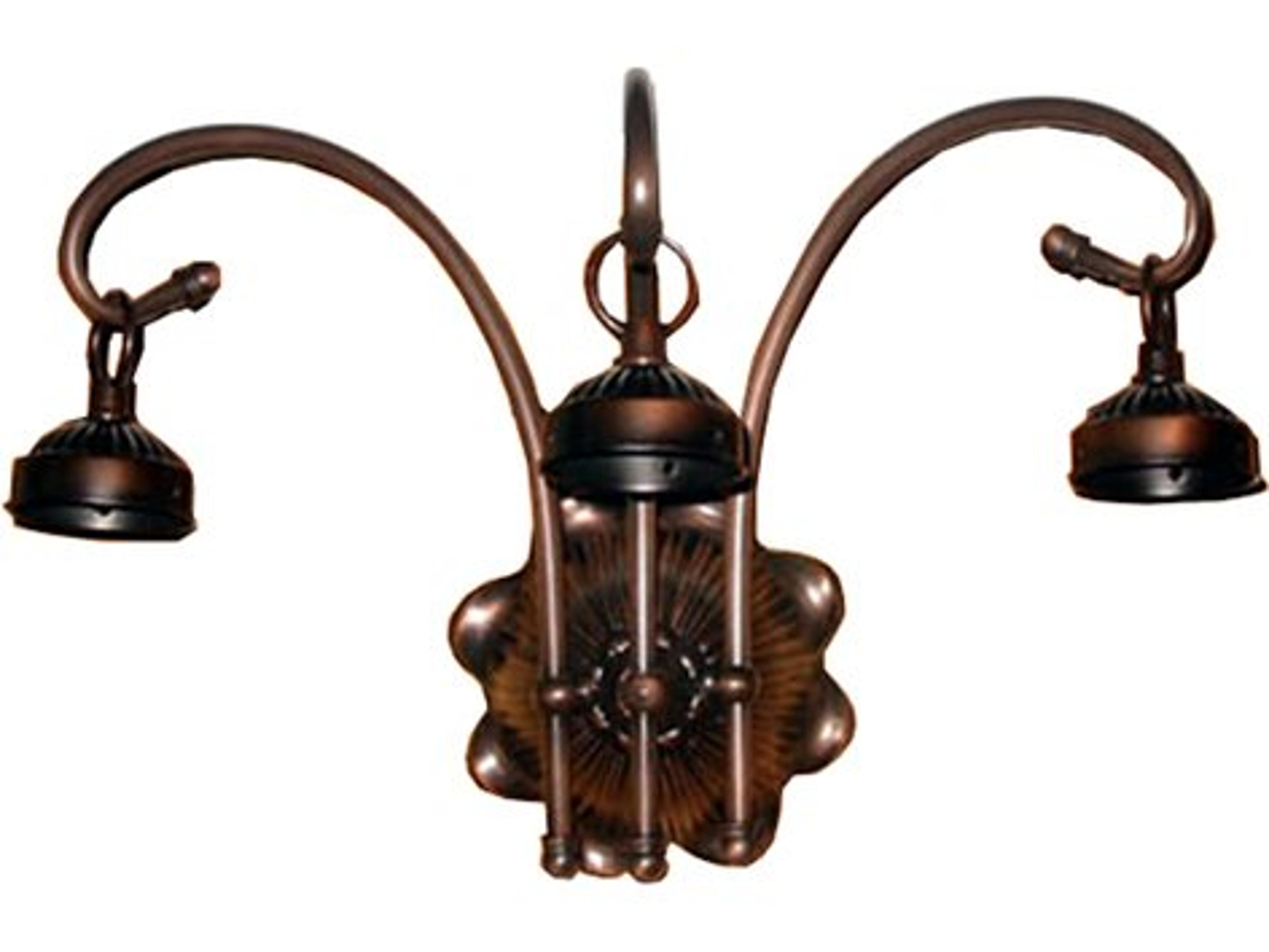 Meyda Victorian 3-Light Bronze Wall Sconce
