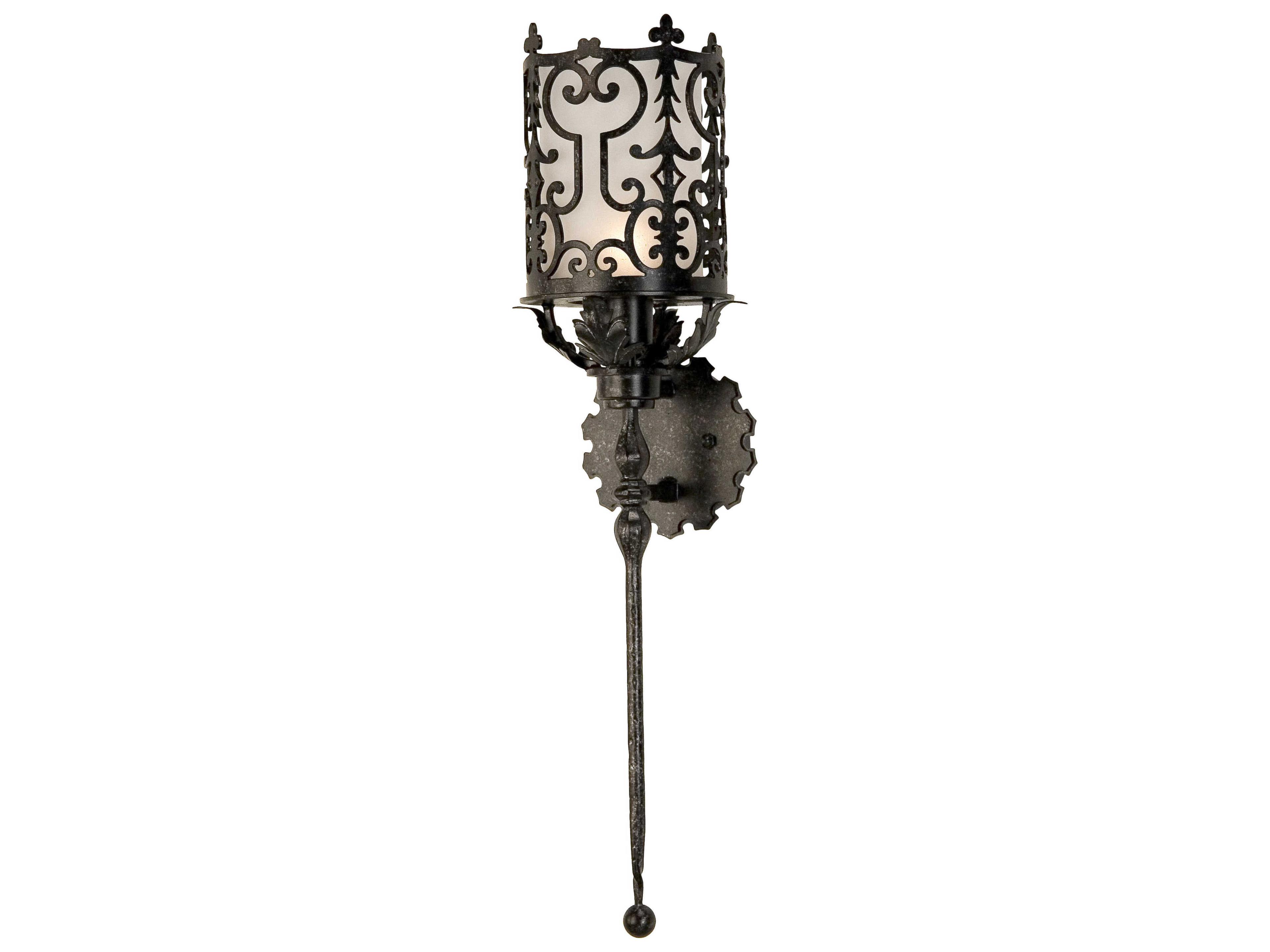Meyda Oskar 1-Light Smoke Gray Wall Sconce