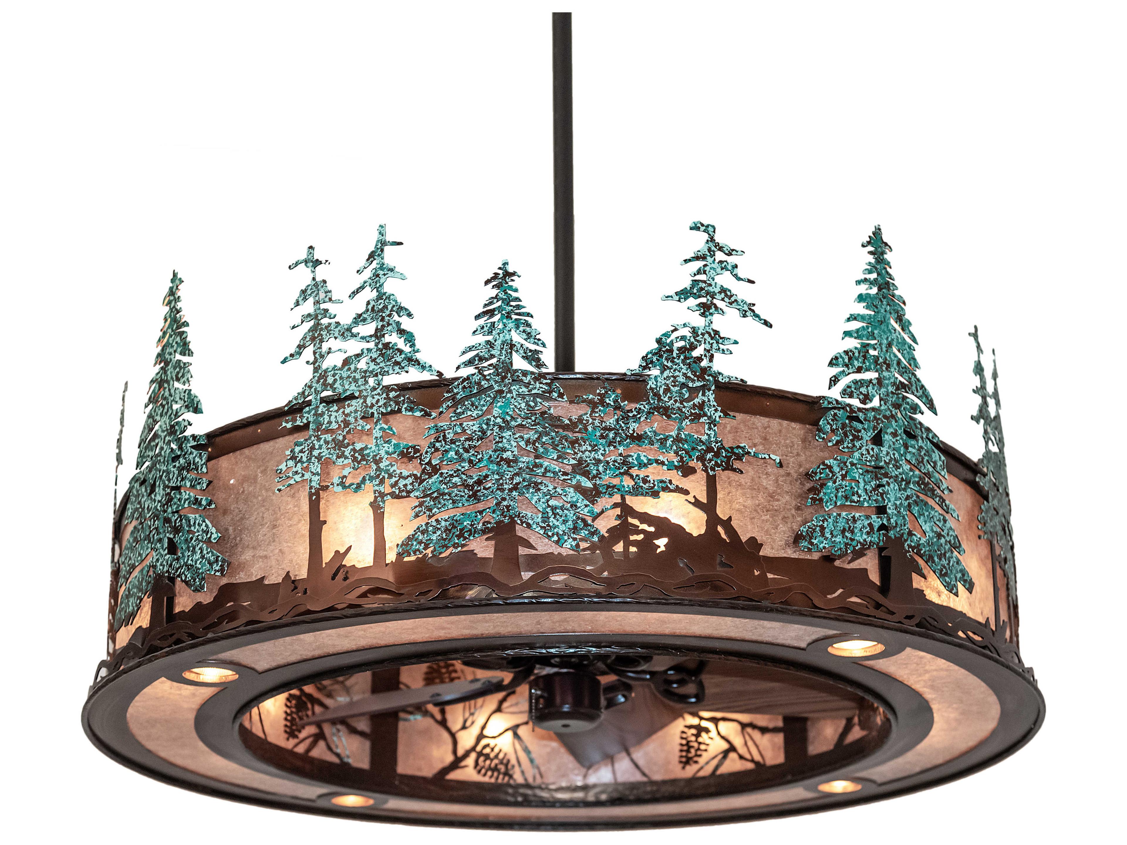 Meyda Whispering Pines 16 - Light 45" Ceiling Fan