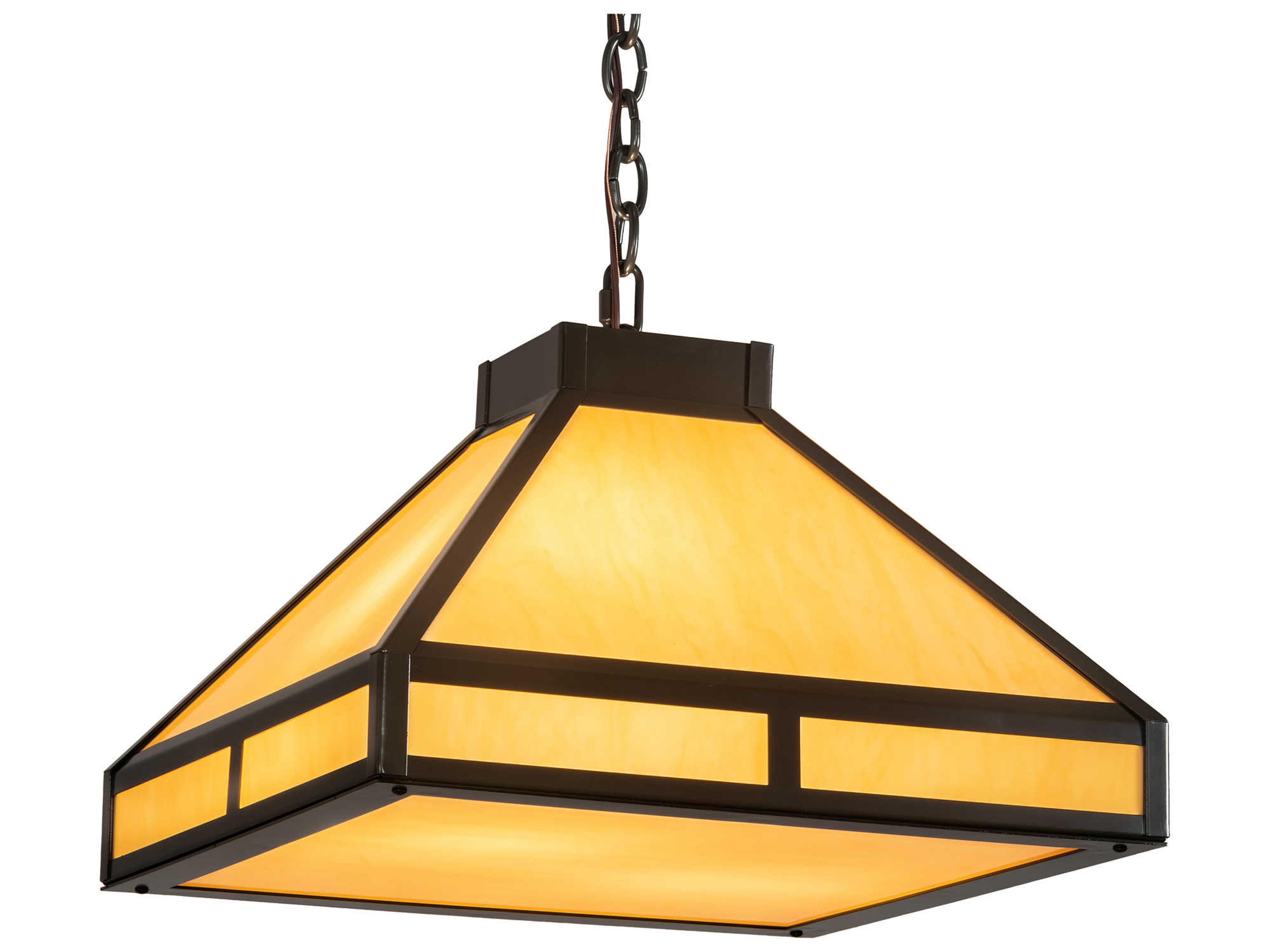 Meyda Whitewing 2-Light Timeless Bronze Pendant