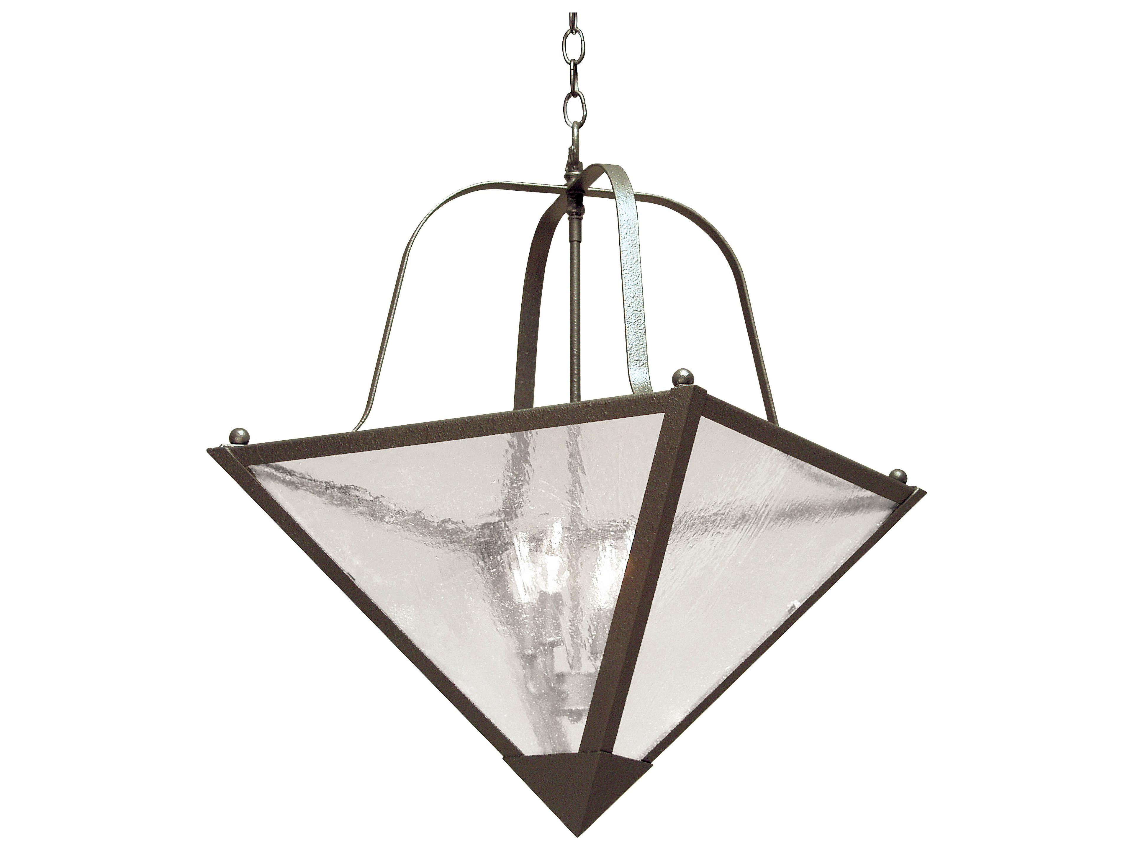 Meyda Zale 4-Light Copper Rust Clear Glass Candelabra Chandelier