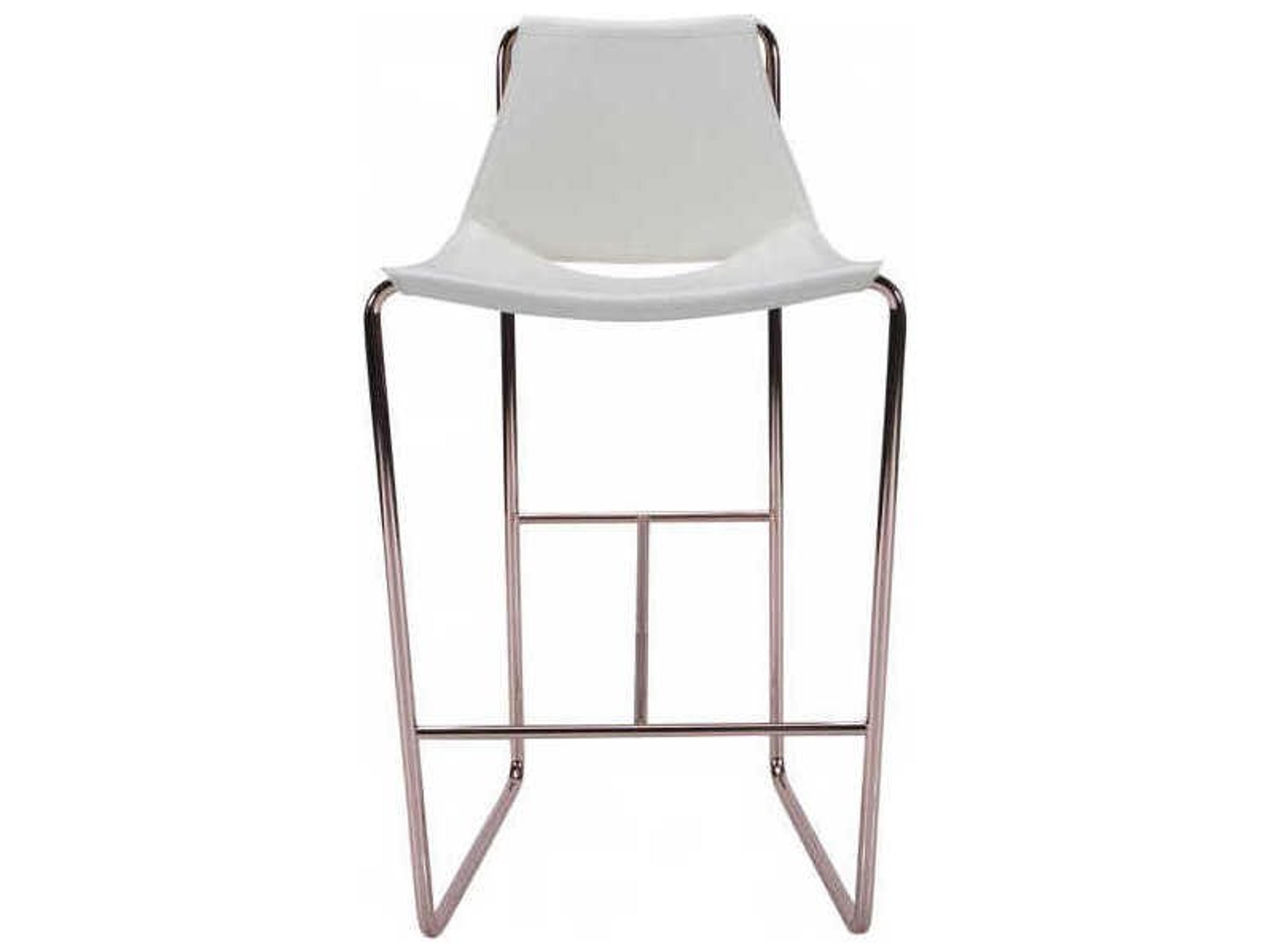Midj Apelle Leather Bar Stool