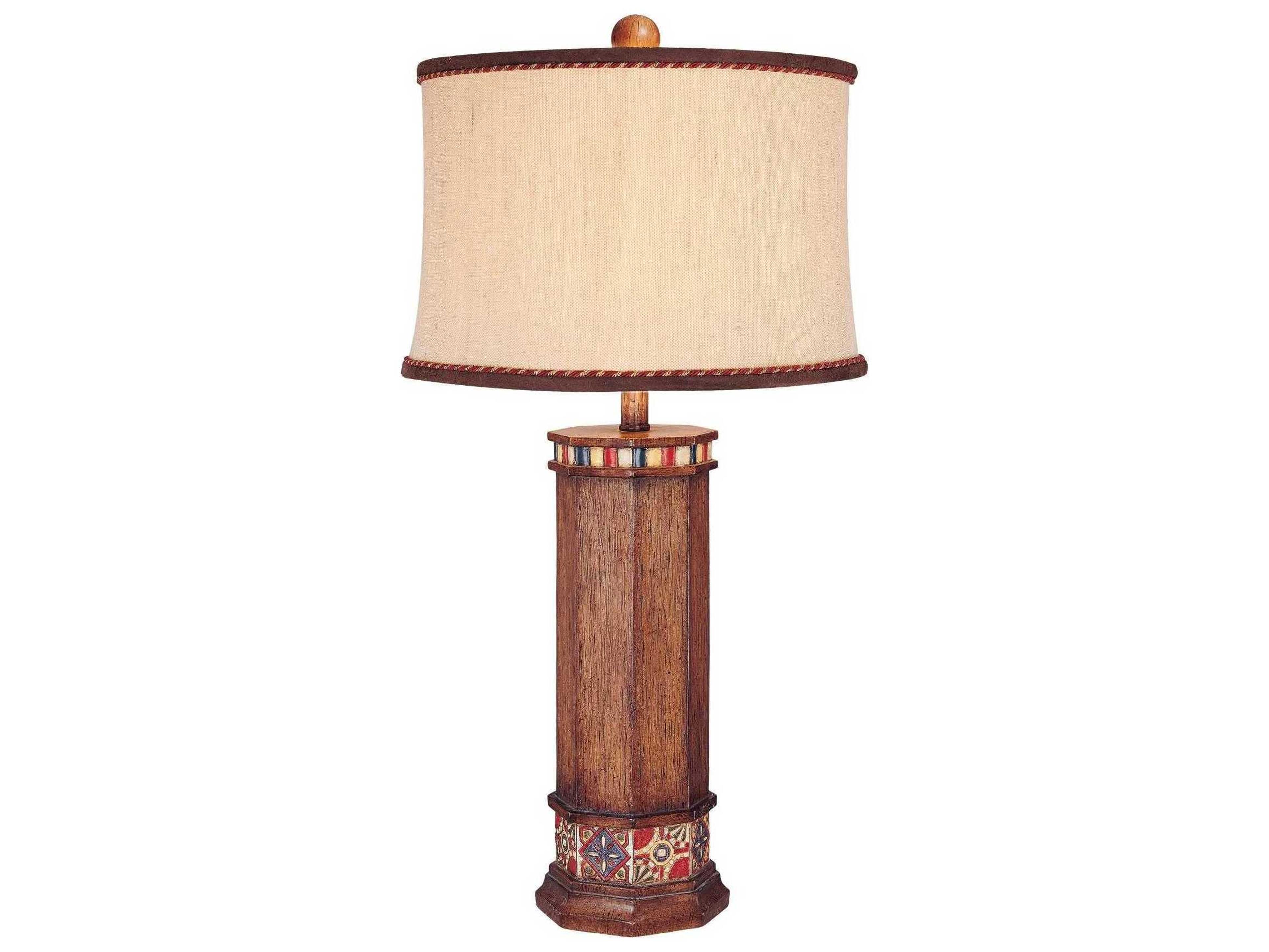Minka Lavery Ambience Brown Wood Look Buffet Lamp
