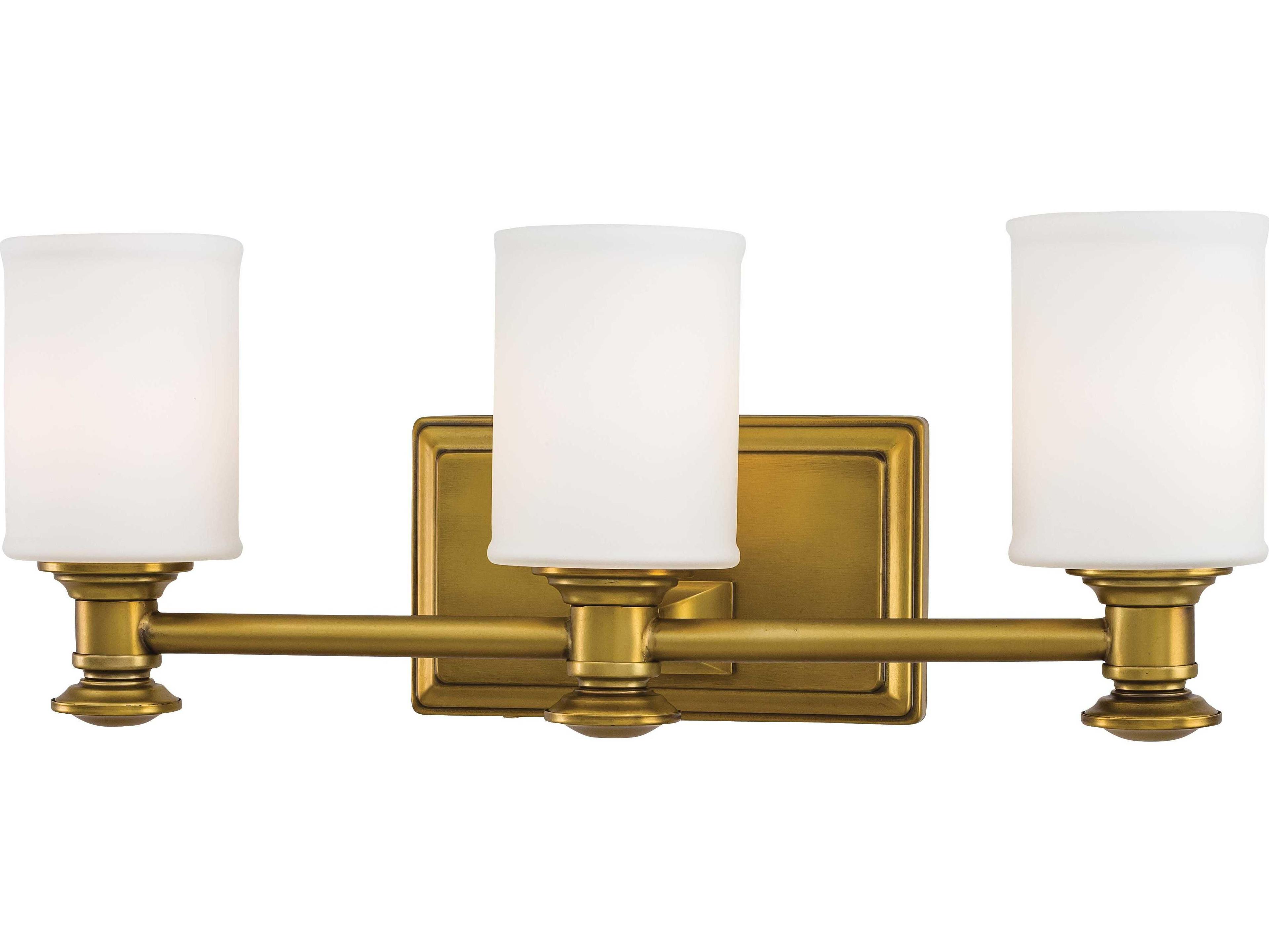 Minka Lavery Harbour Point Liberty Gold Glass LED Vanity Light