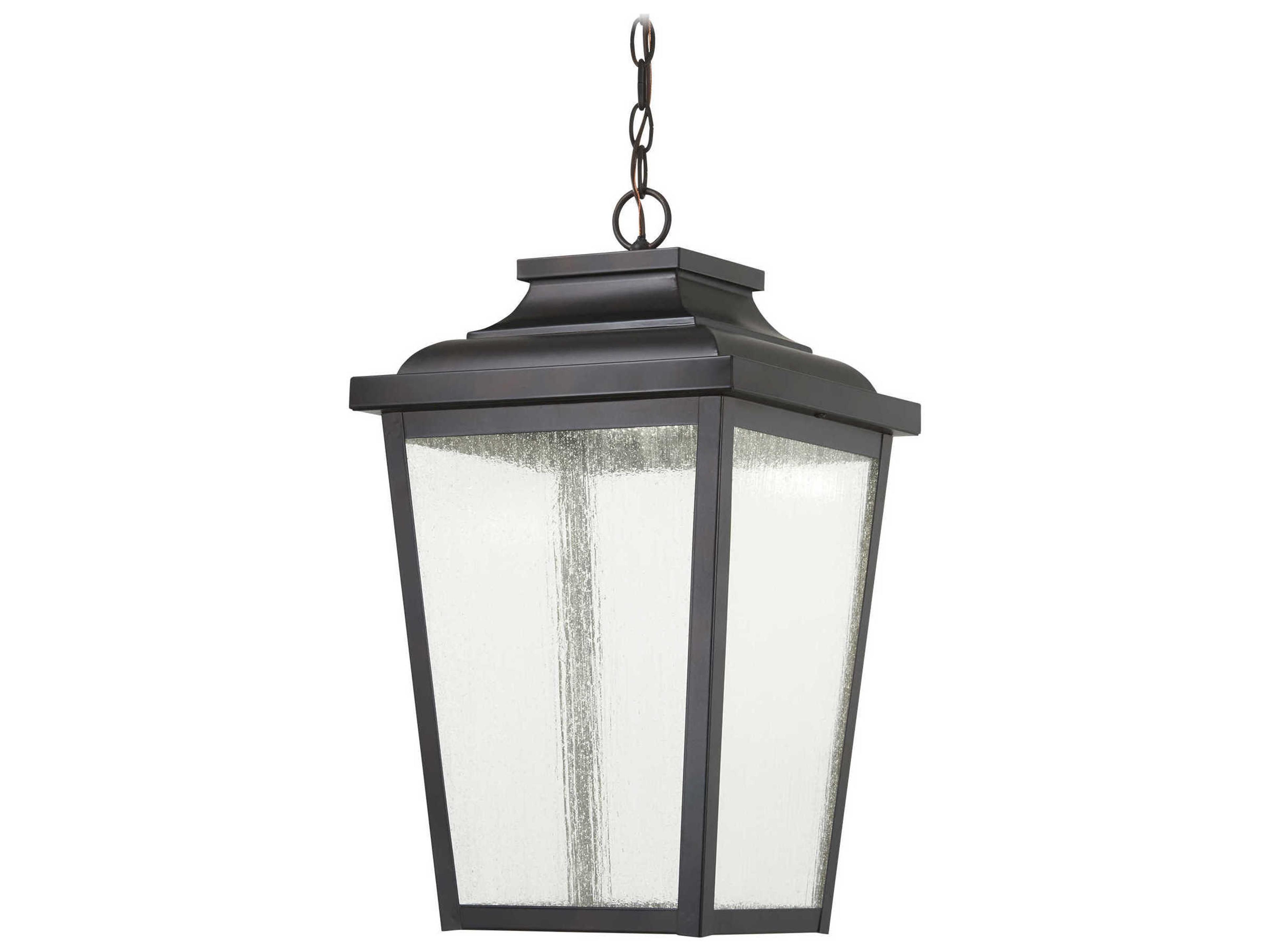 Minka Lavery Irvington Manor Glass LED Outdoor Hanging Light