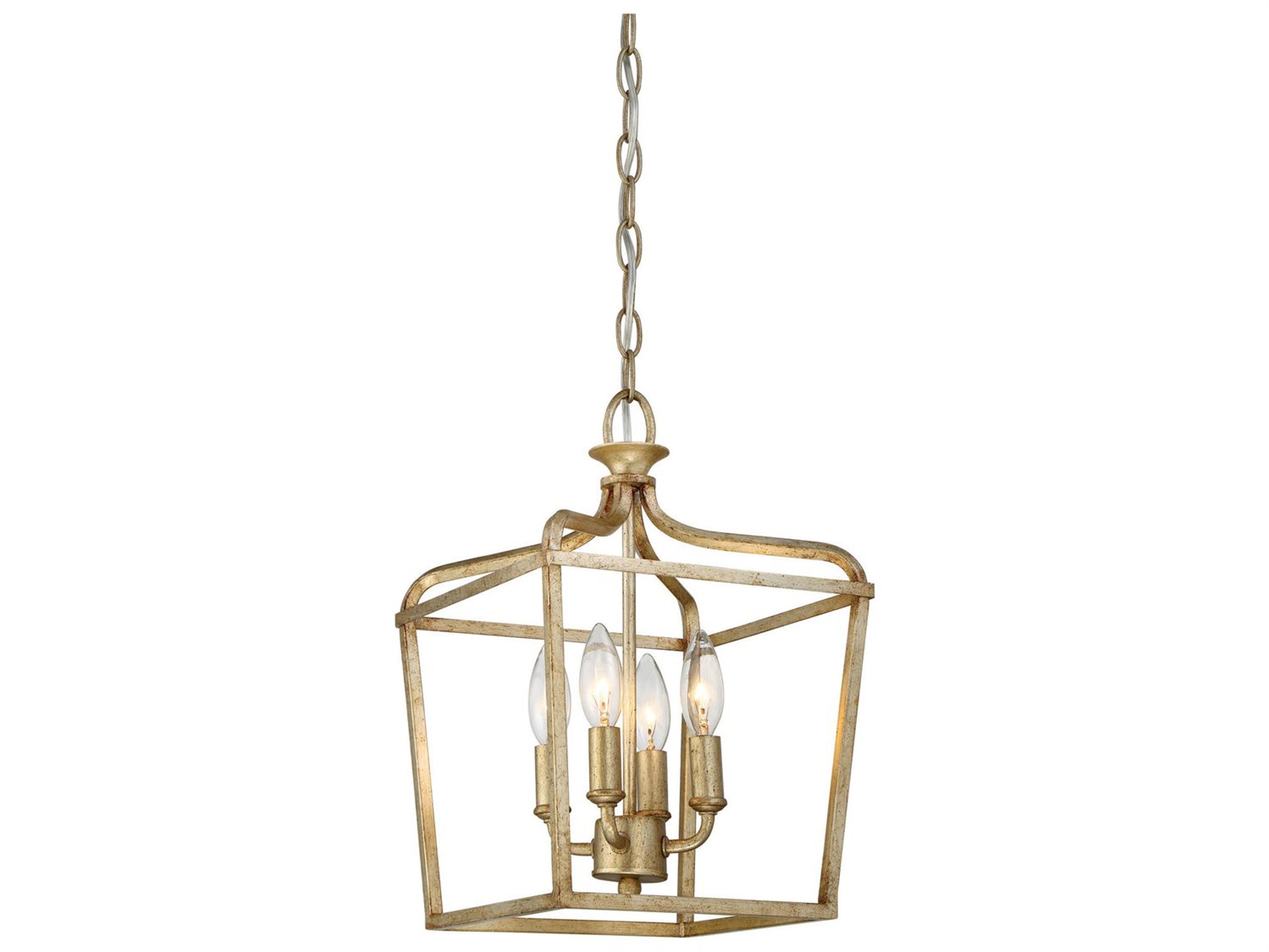 Minka Lavery Laurel Estate 4-Light Brio Gold Candelabra Chandelier
