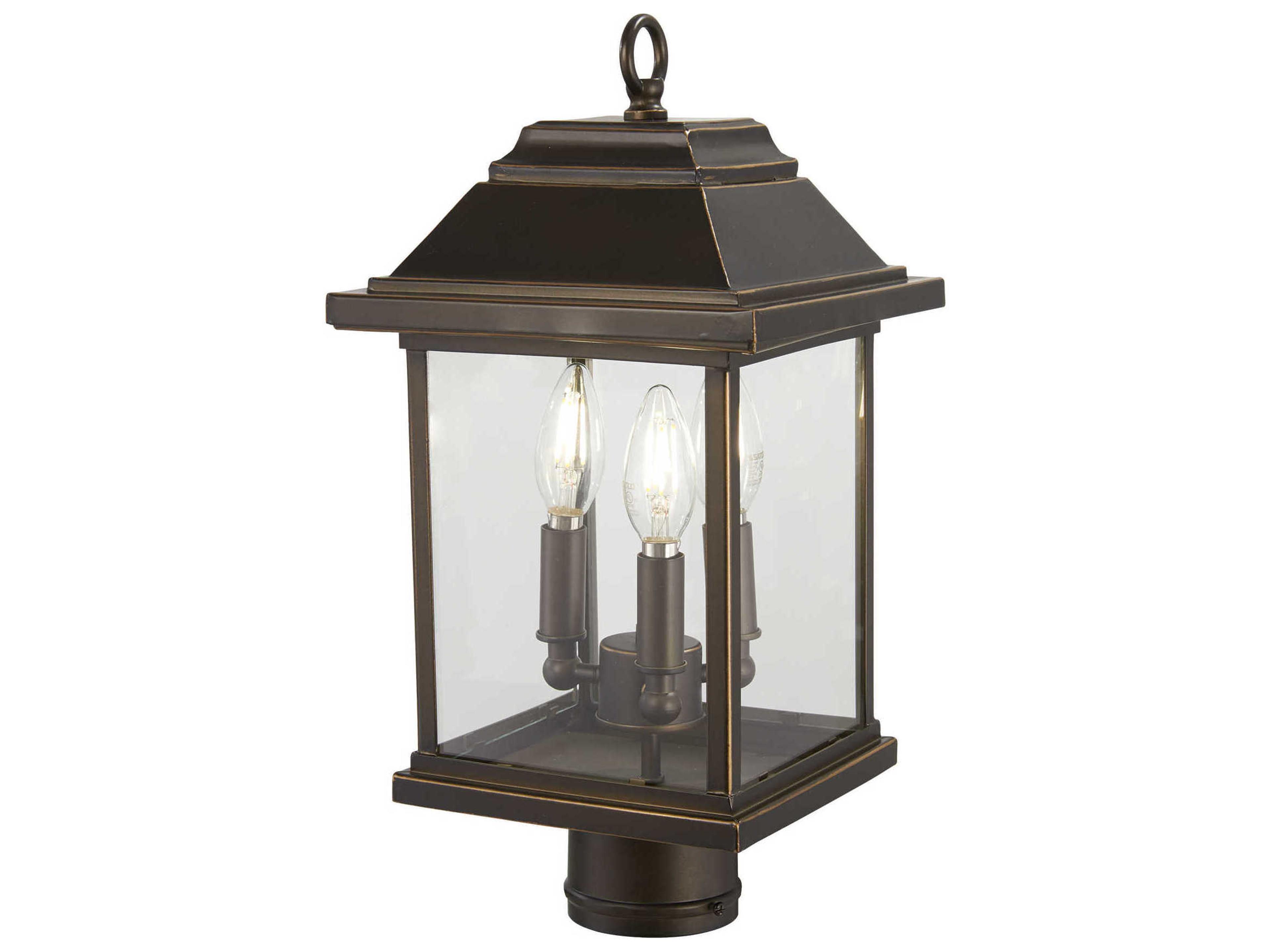 Mariners Pointe Glass Outdoor Post Light