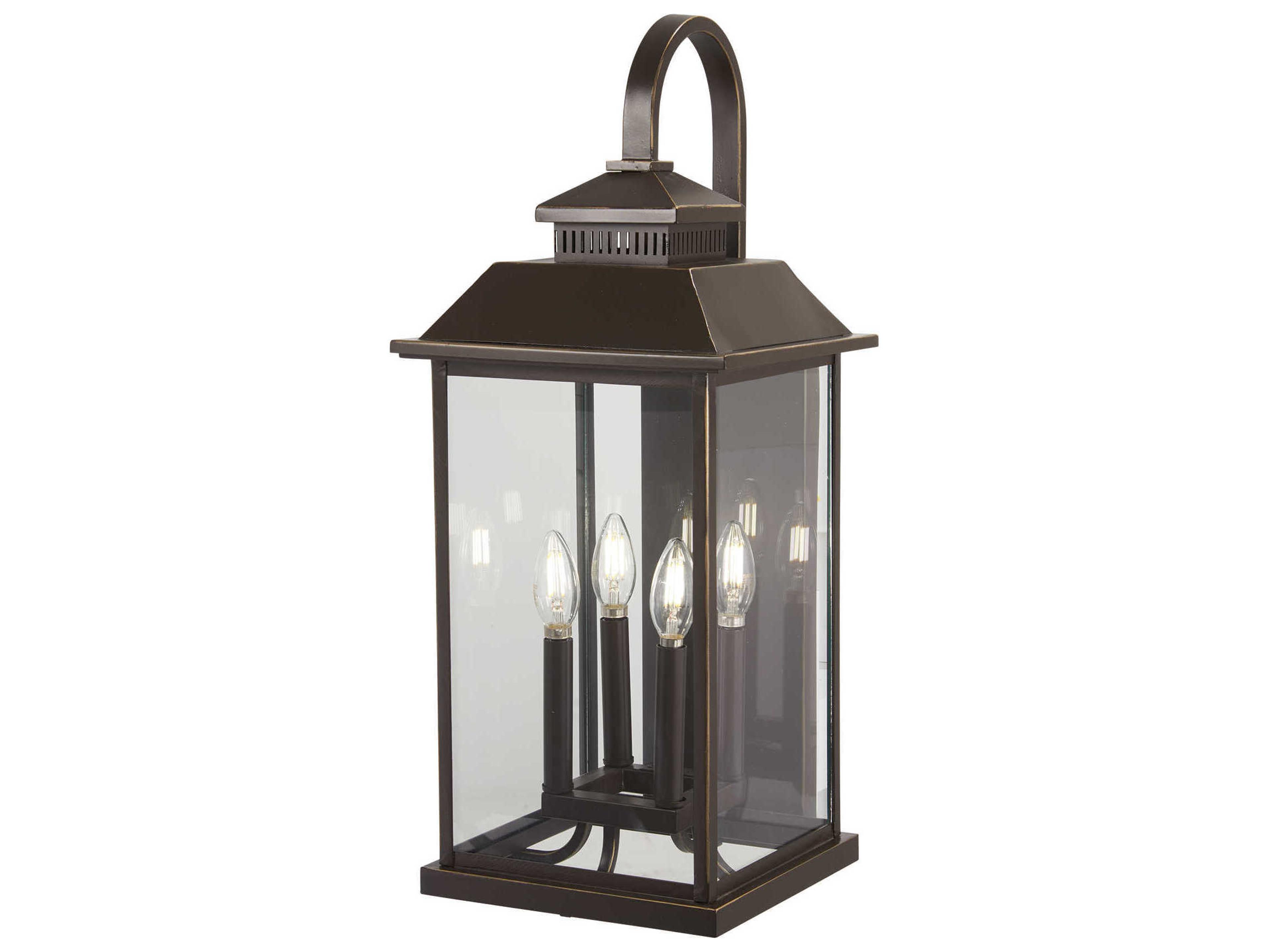 Minka Lavery Miners Loft Glass Outdoor Wall Light
