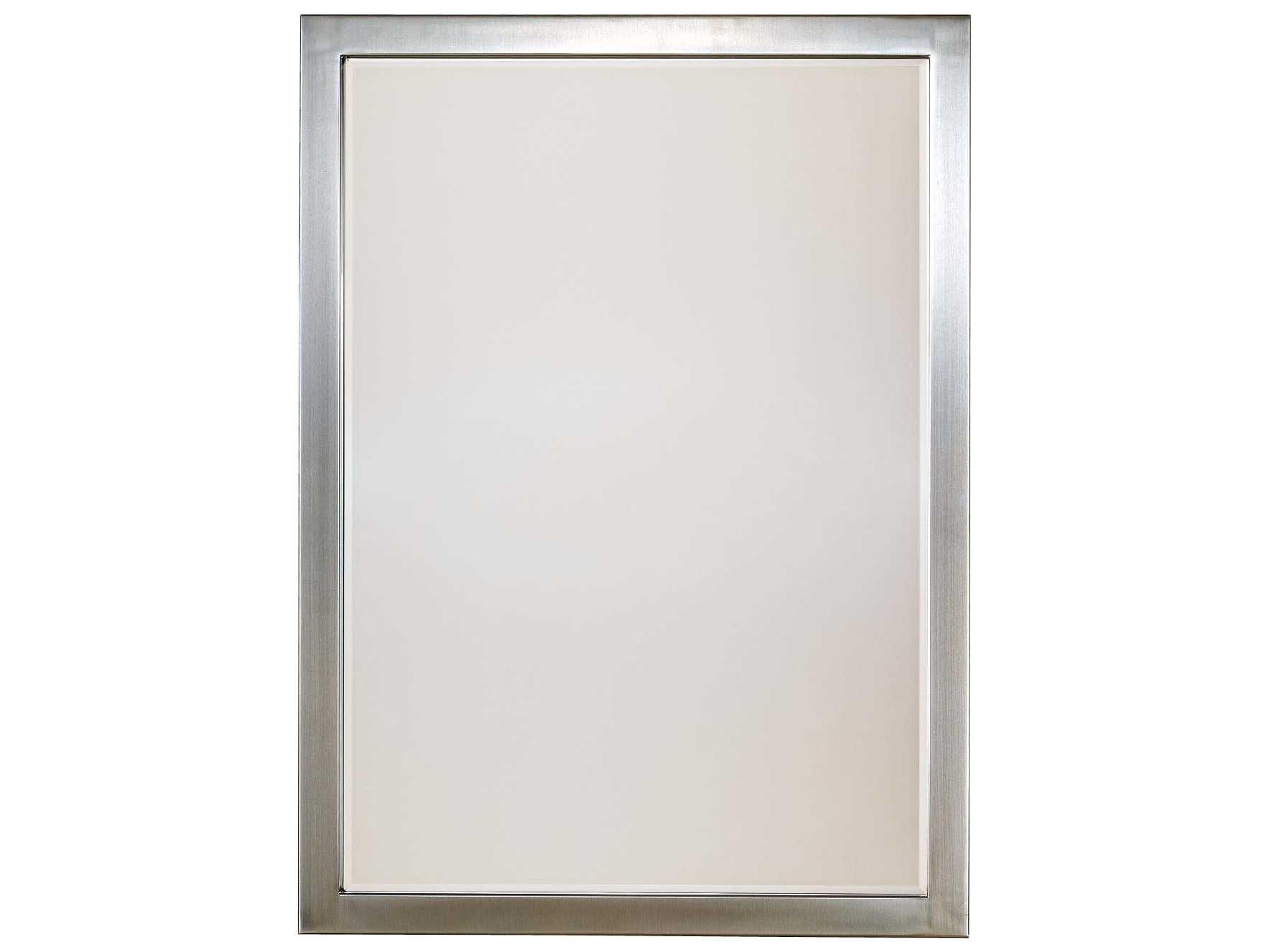 Minka Lavery Paradox Brushed Nickel Rectangular Wall Mirror