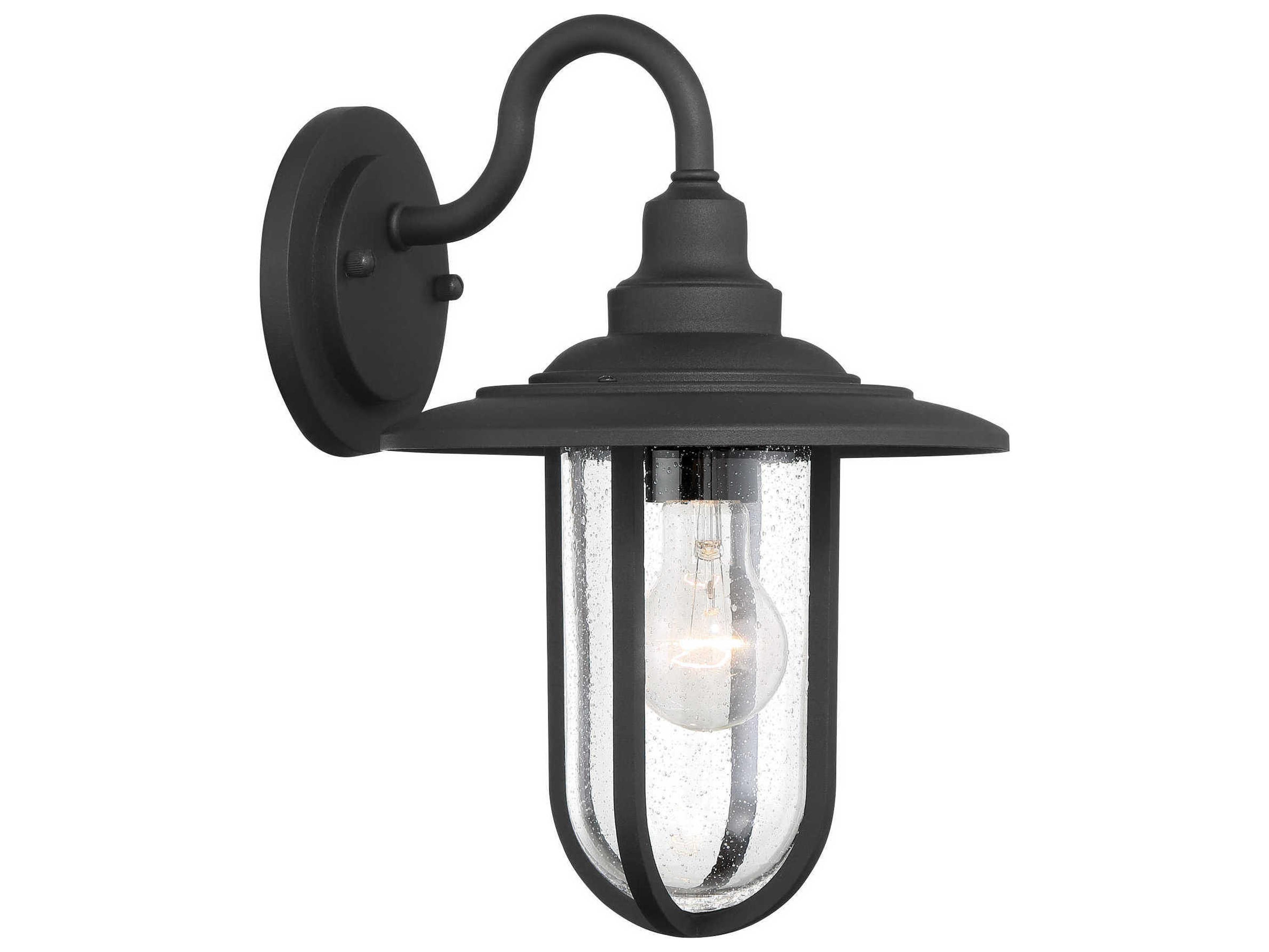 Signal Park 1 - Light Glass Outdoor Wall Light