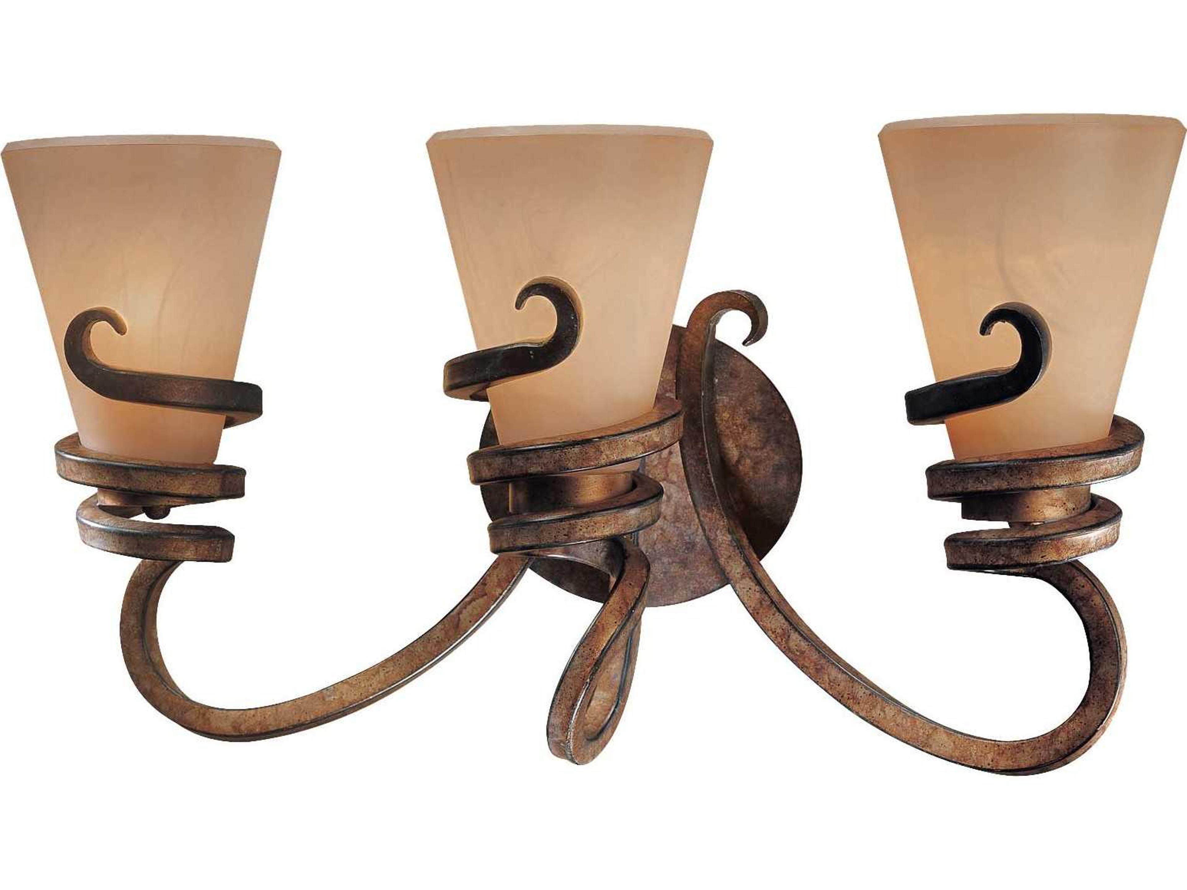 Minka Lavery Tofino Bronze Glass Vanity Light