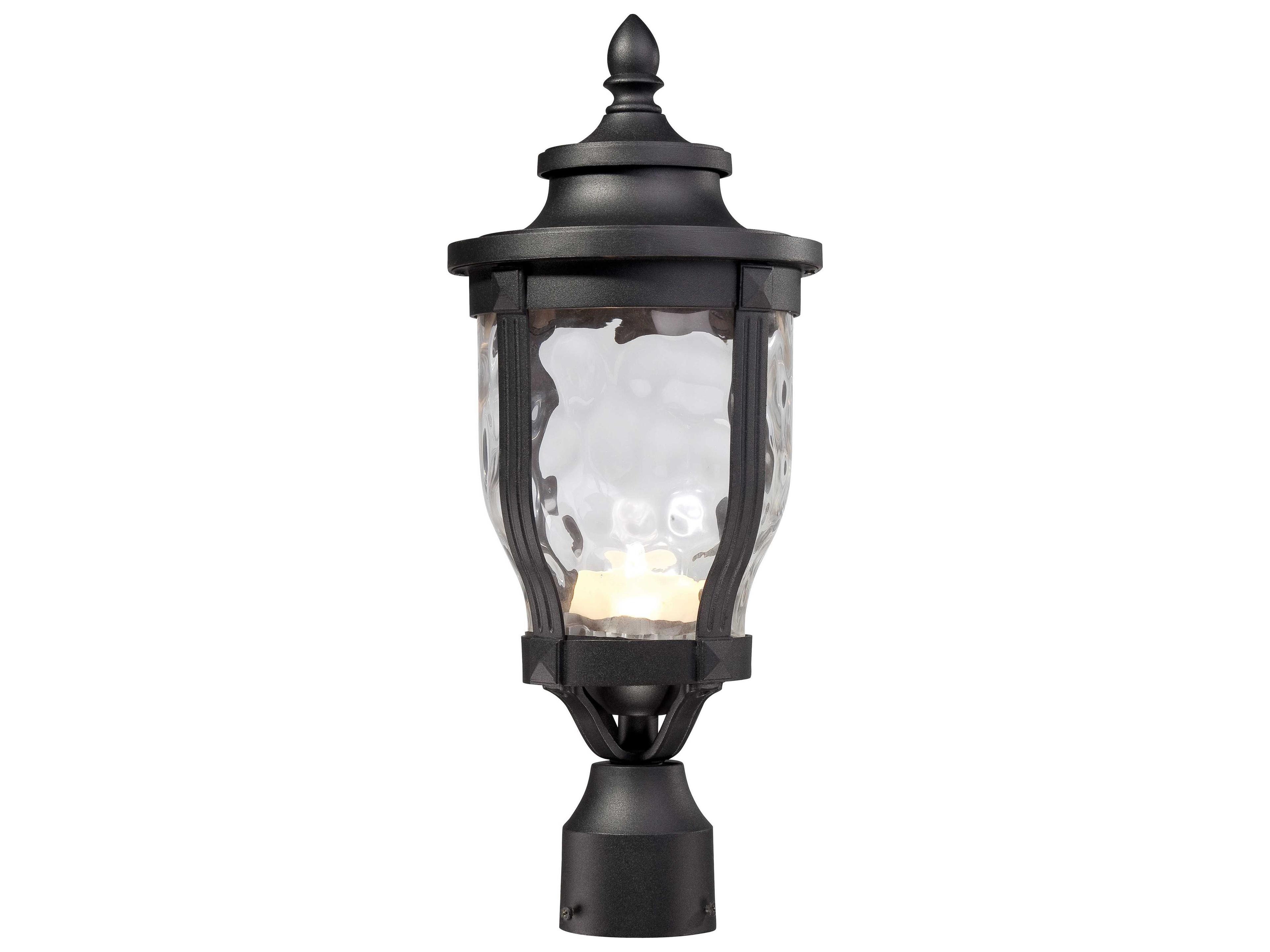 Wynterfield Glass LED Outdoor Post Light