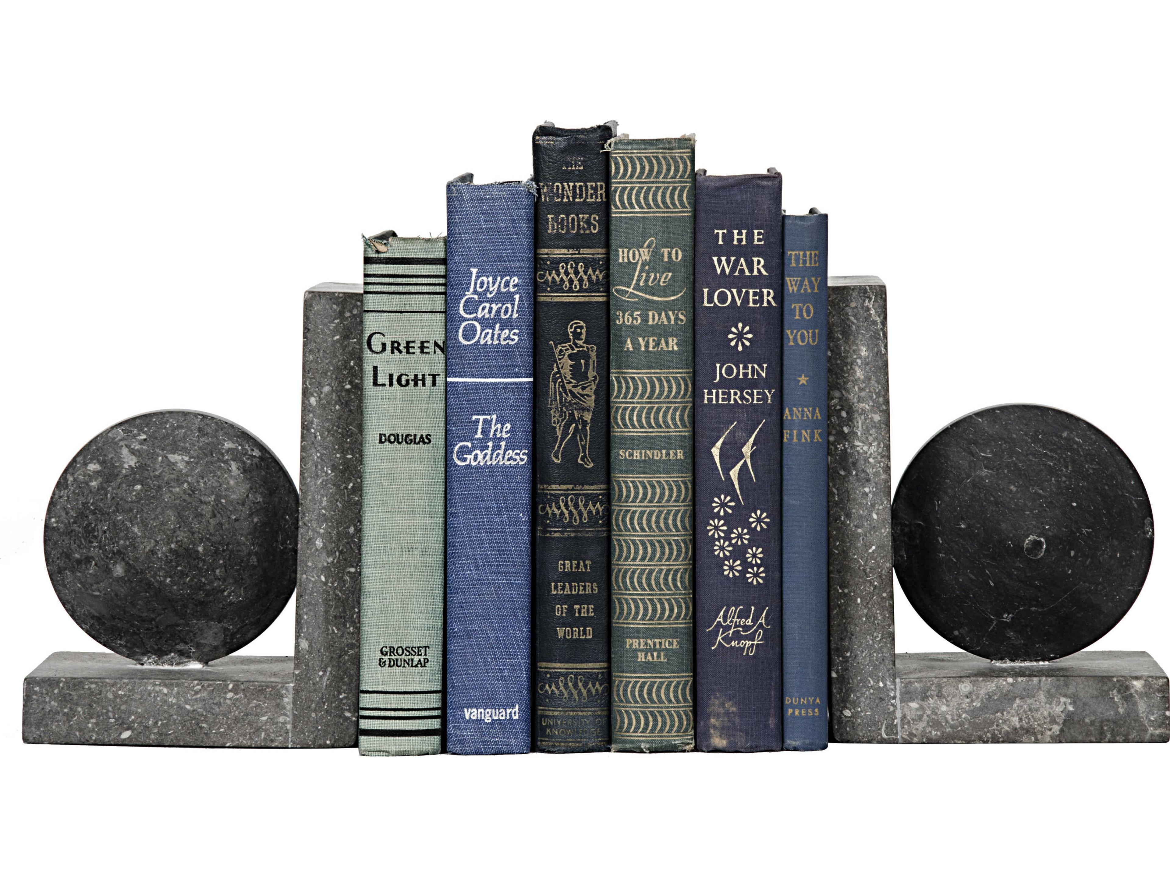 Noir Black Marble Bookend