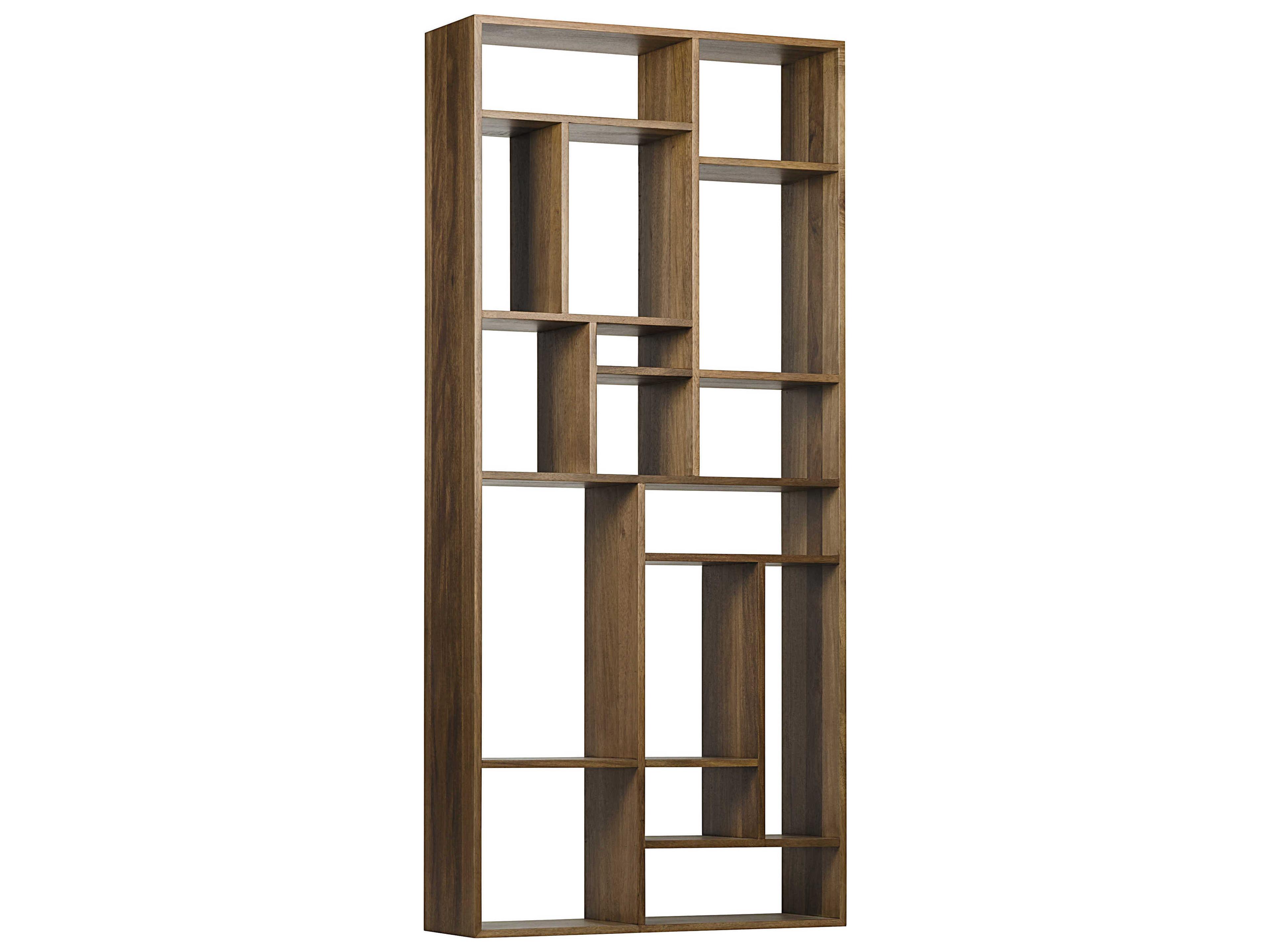 Noir Shelving Units Dark Walnut Bookcase