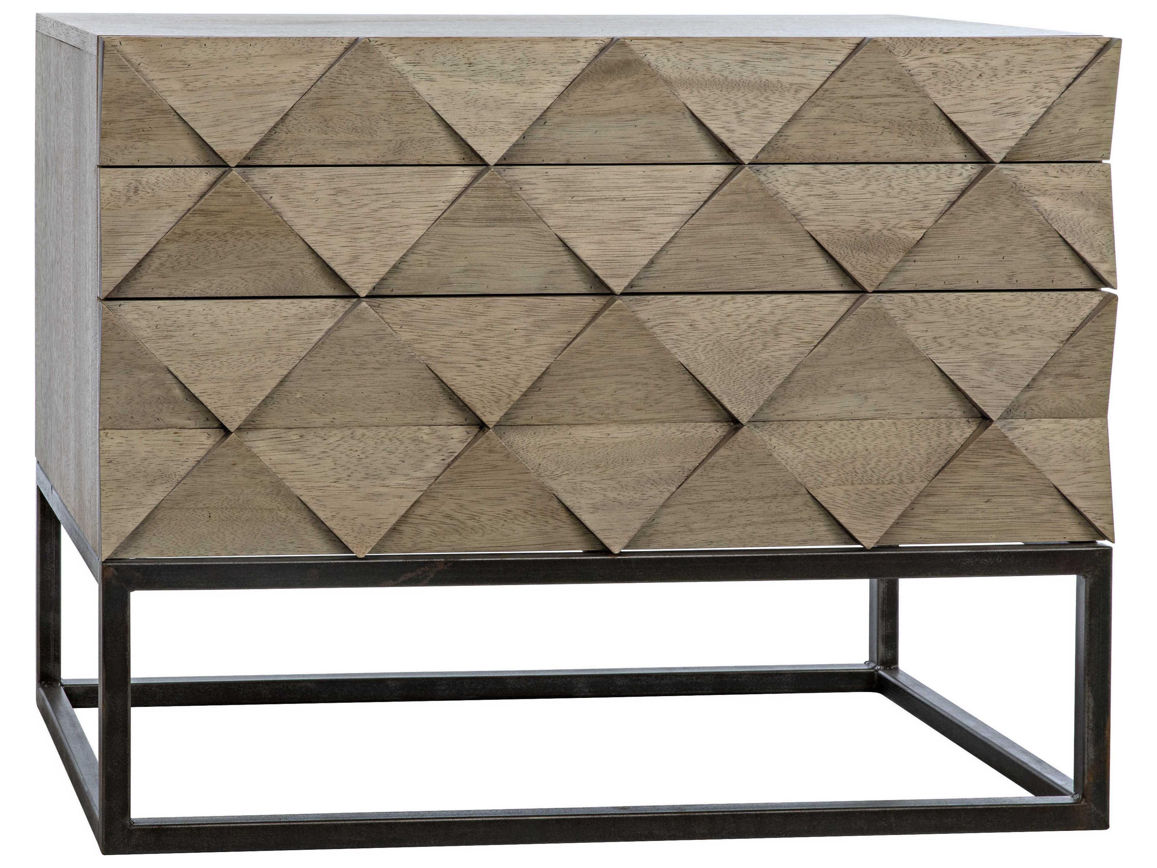 Noir 36" Walnut Wood Washed Sideboard