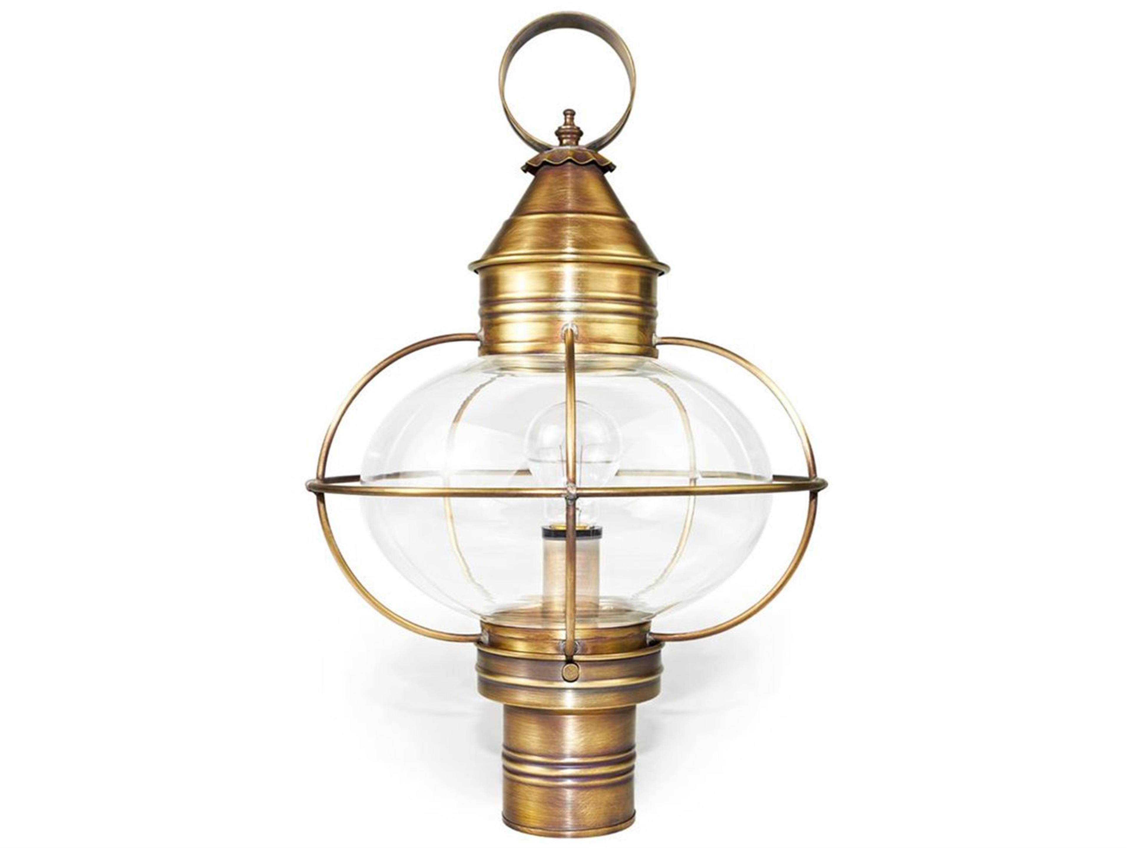 Northeast Lantern Onion 1 - Light Outdoor Post Light with Clear Glass