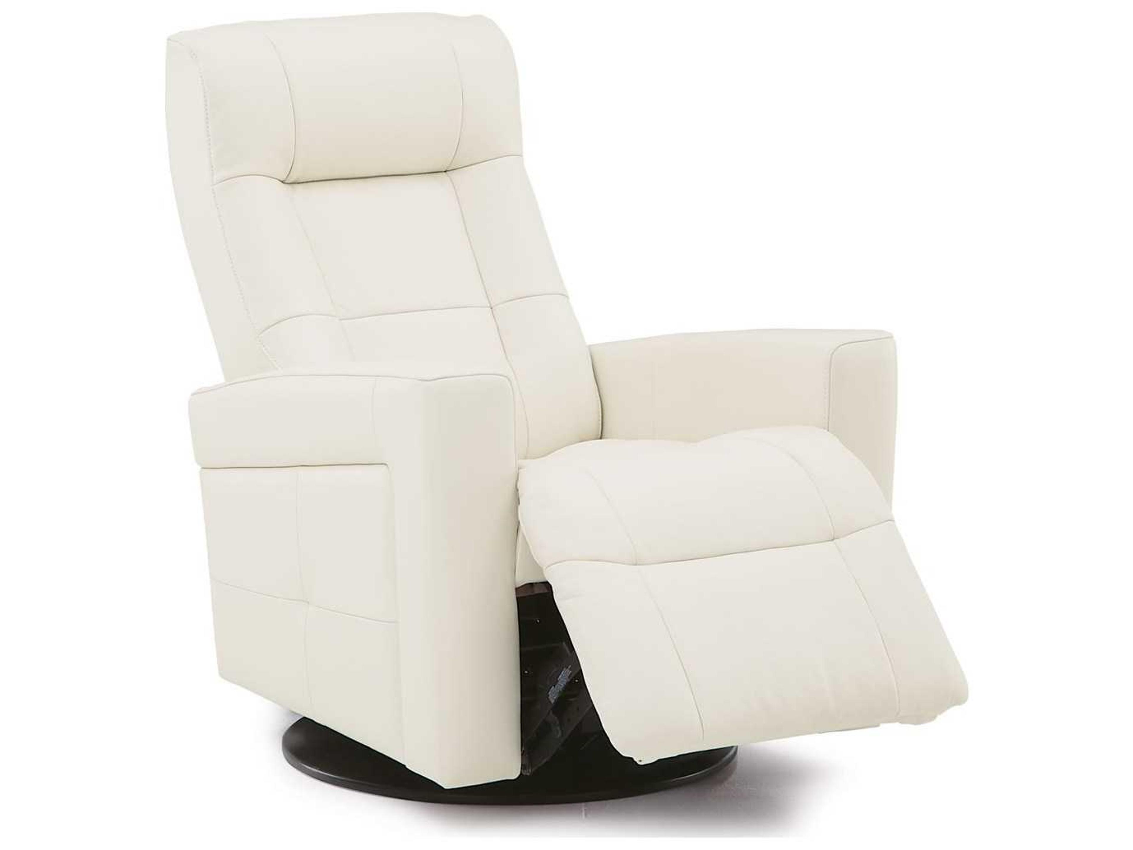 Palliser Chesapeake Leather Upholstery Swivel Glider Power Recliner