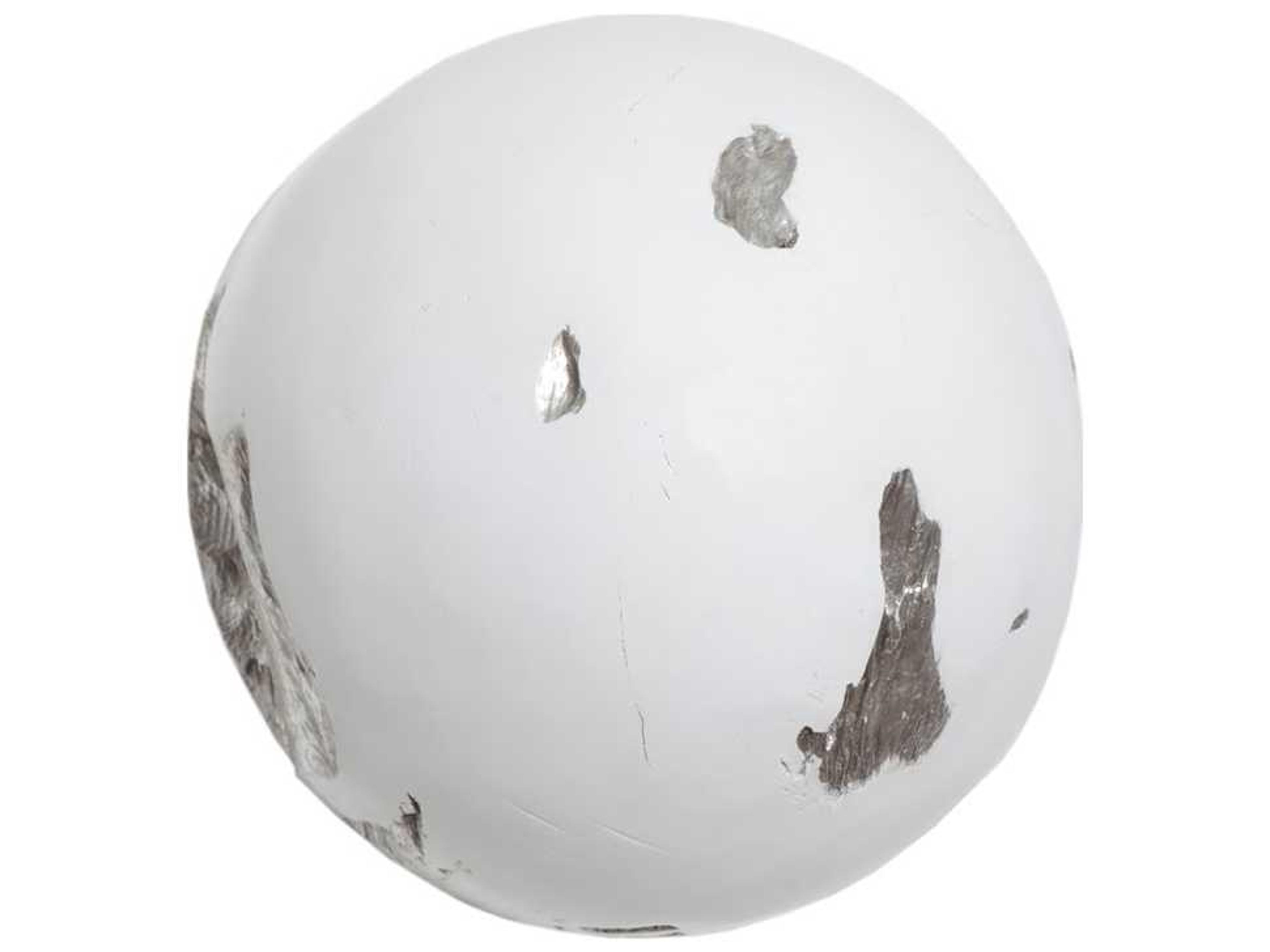 Phillips Collection Silver Leaf / Glossy Lacquer Cast Root Wall Ball