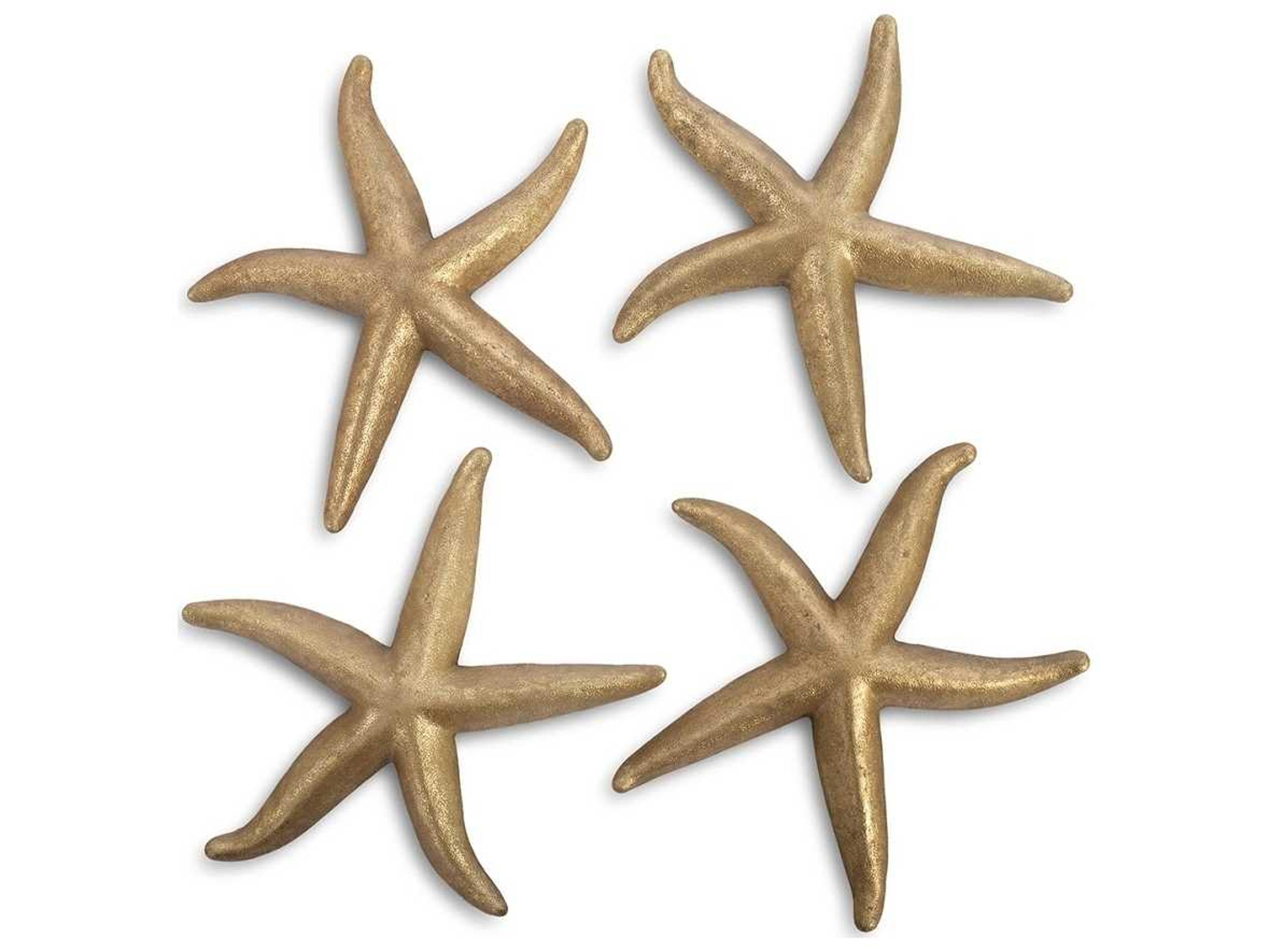 Phillips Collection Gold Leaf 22" Starfish 3D Wall Art