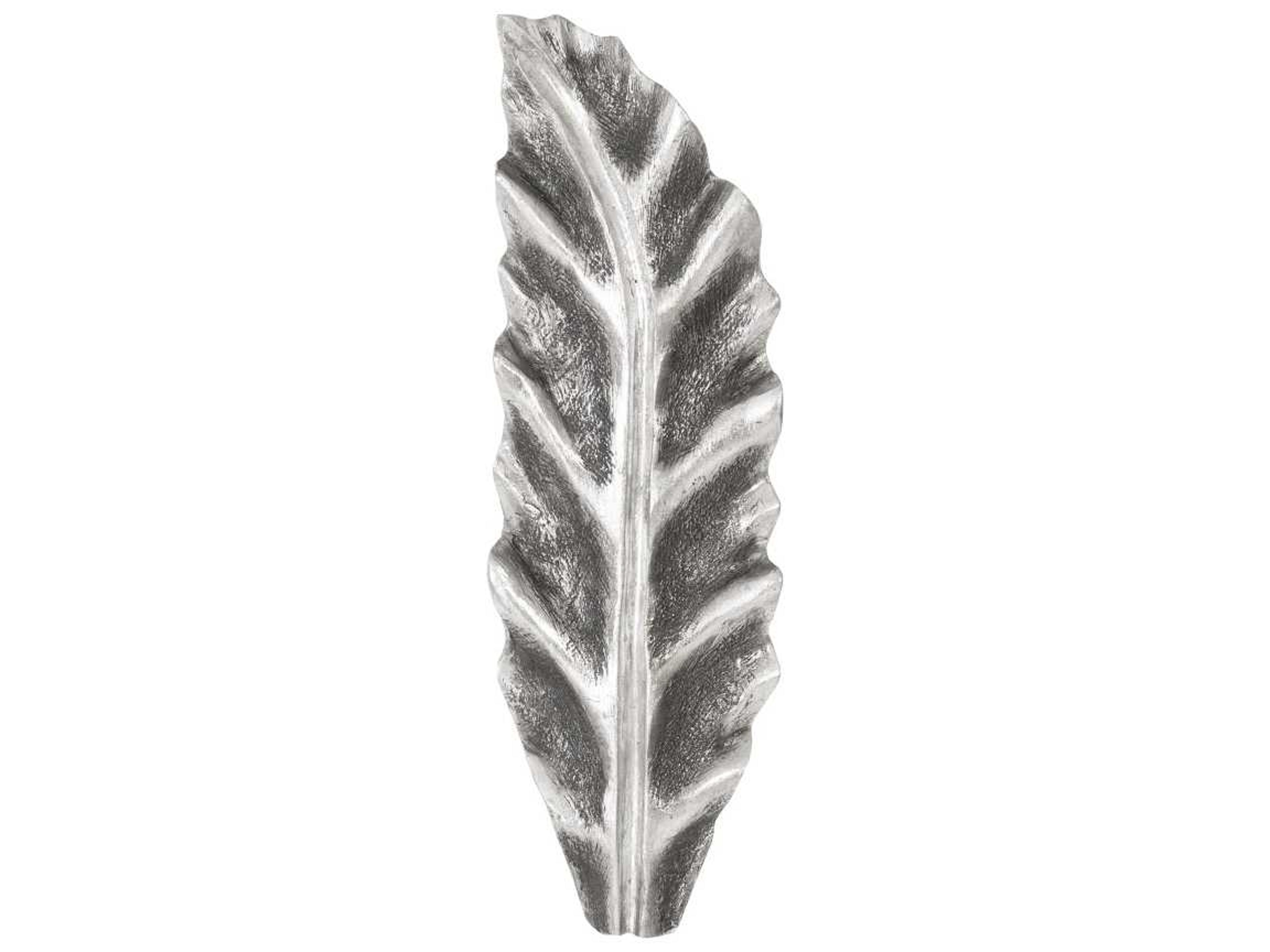 Phillips Collection Silver Leaf 7" Petiole Wall Leaf