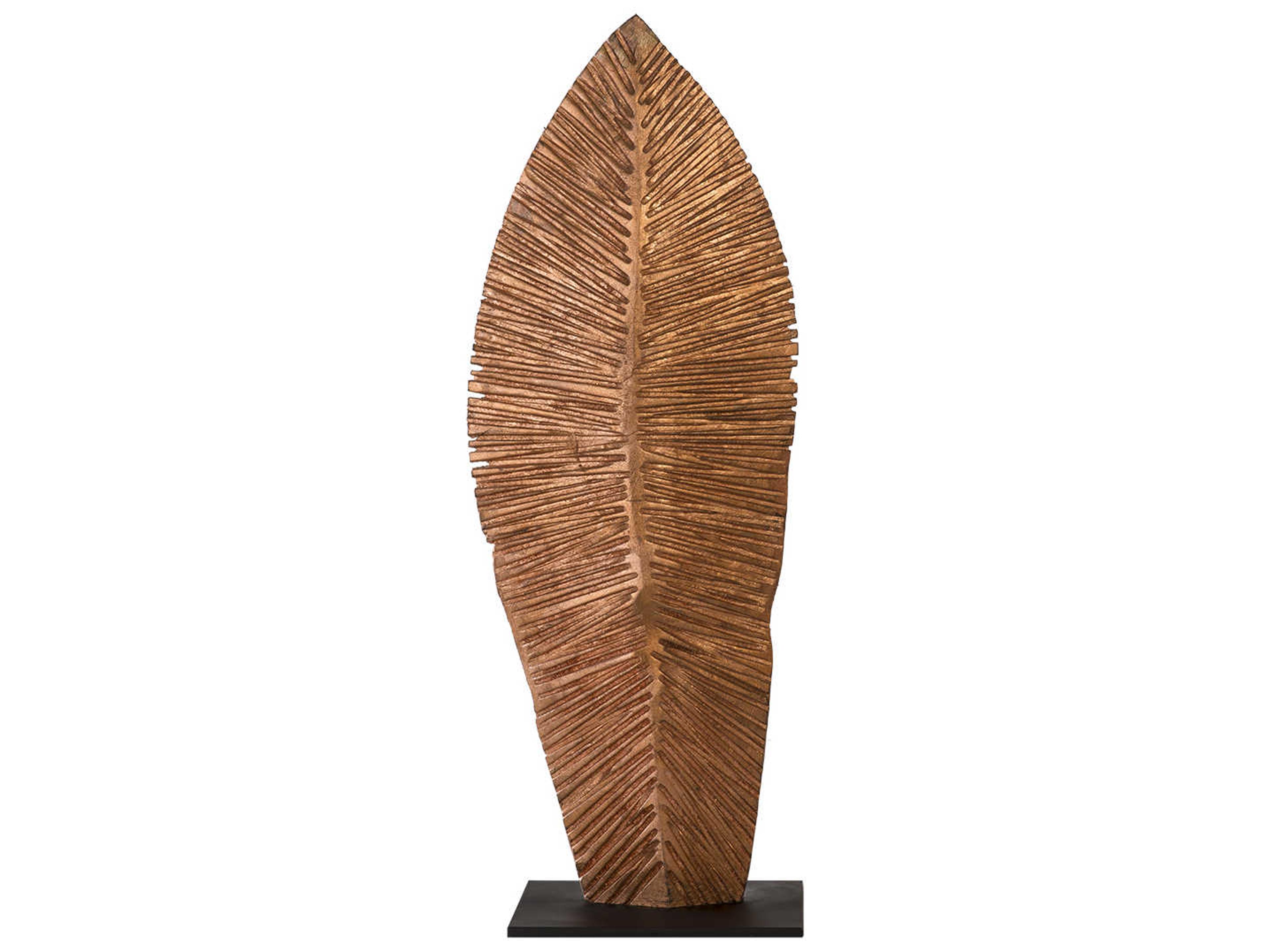 Phillips Collection Carved Brown Sculpture