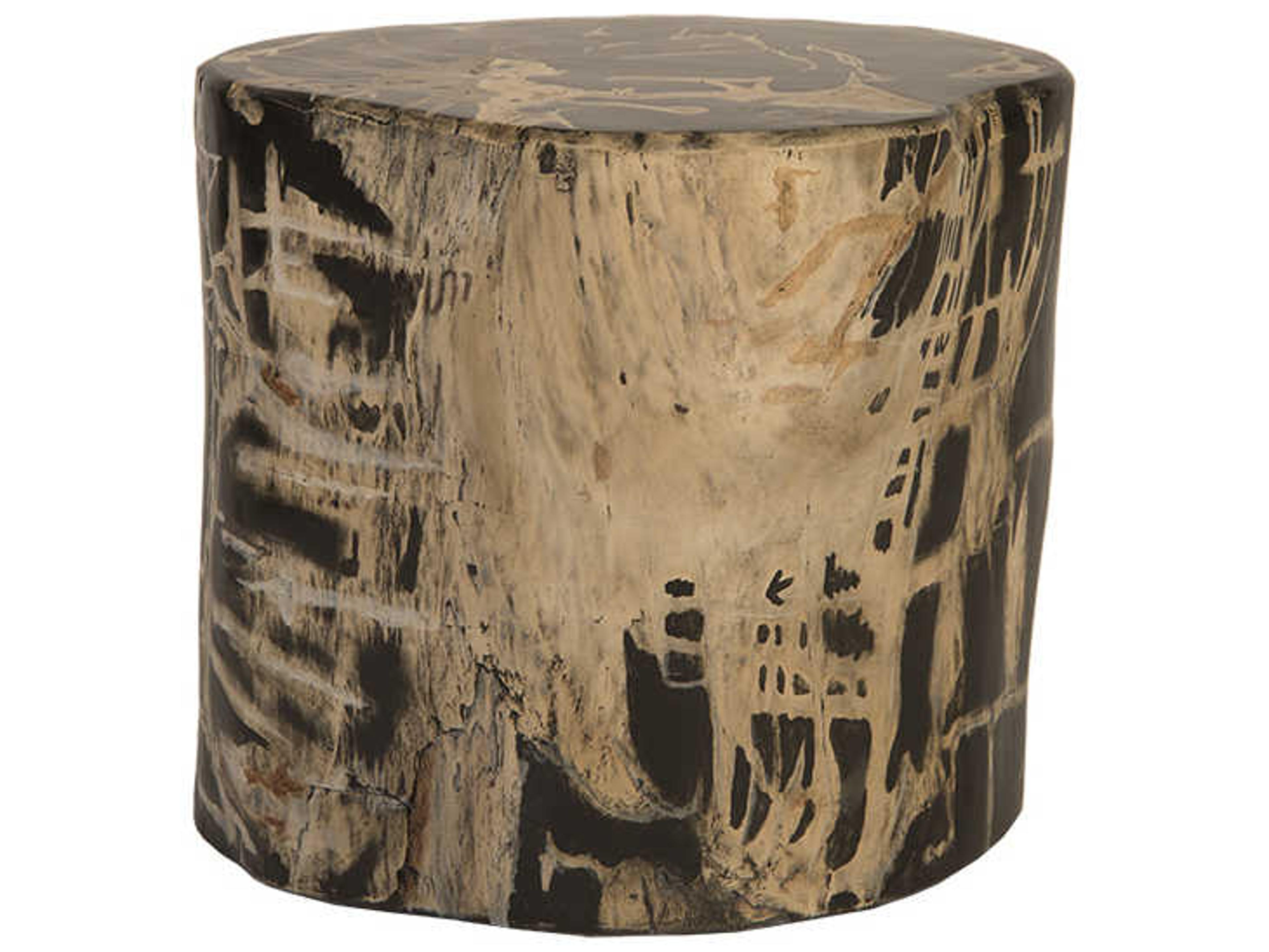 Phillips Collection Cast Naturals Natural Brown Accent Stool