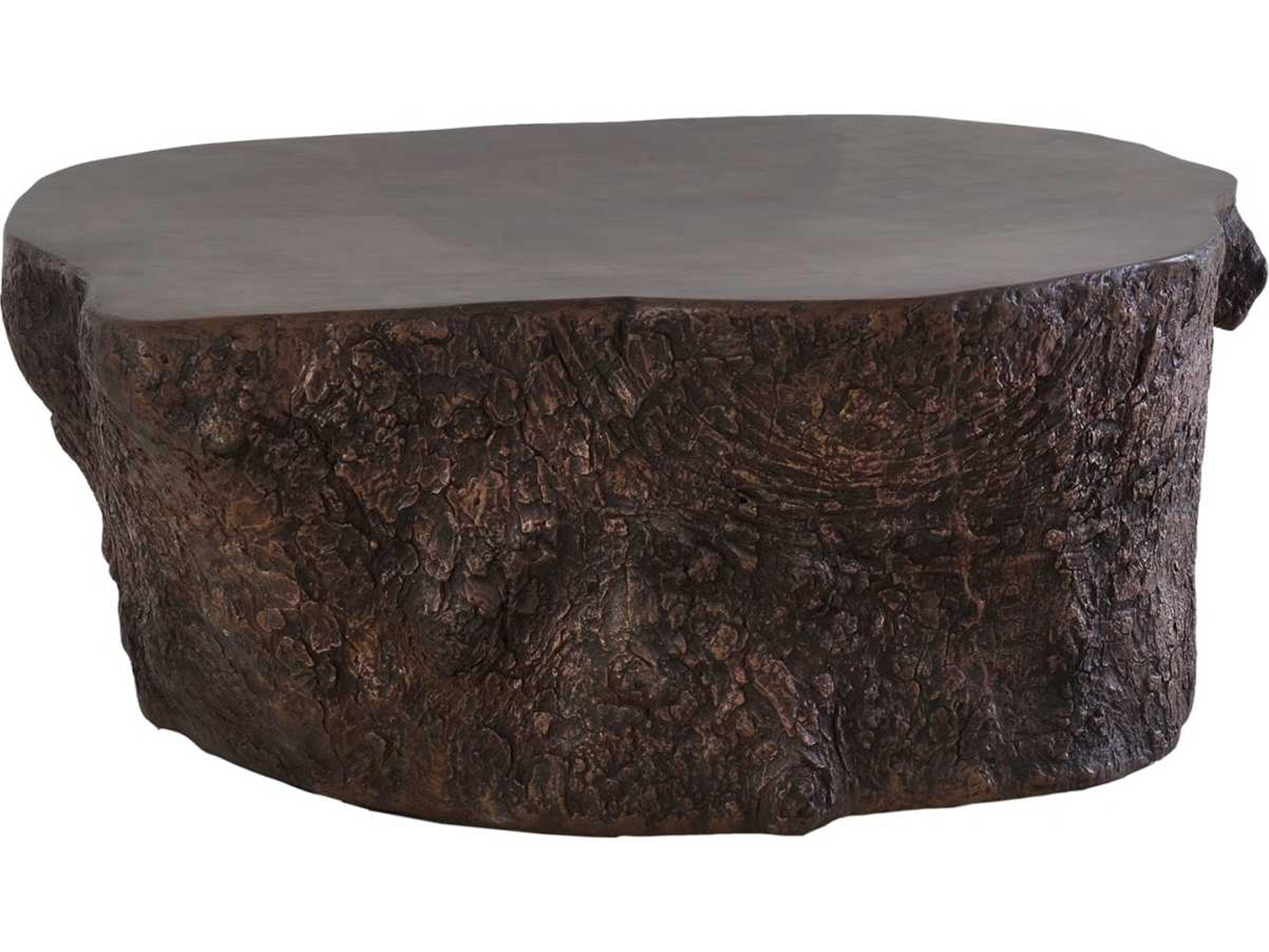 Phillips Collection Bronze Coffee Table