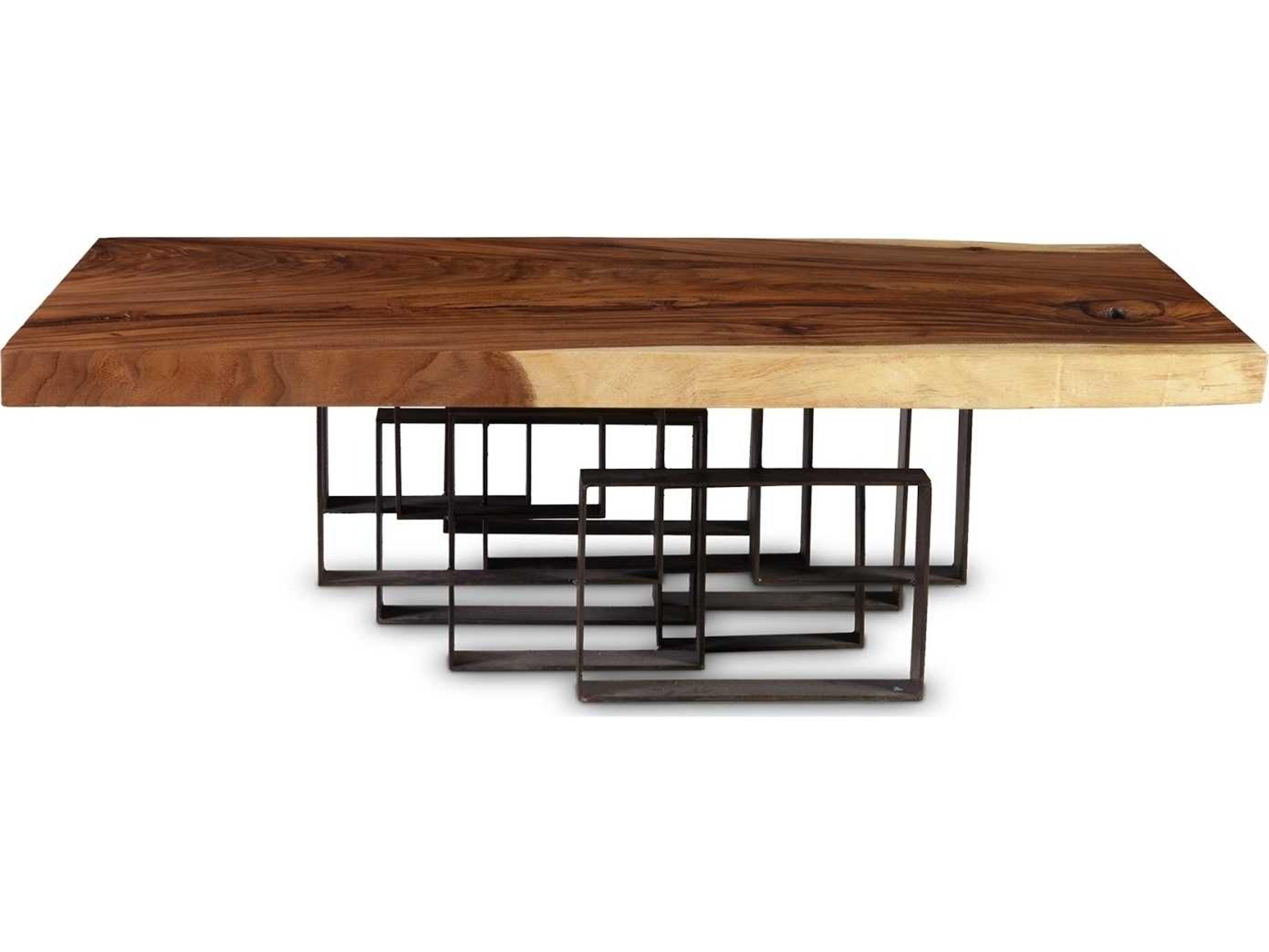 Phillips Collection Rectangular Wood Brown Coffee Table