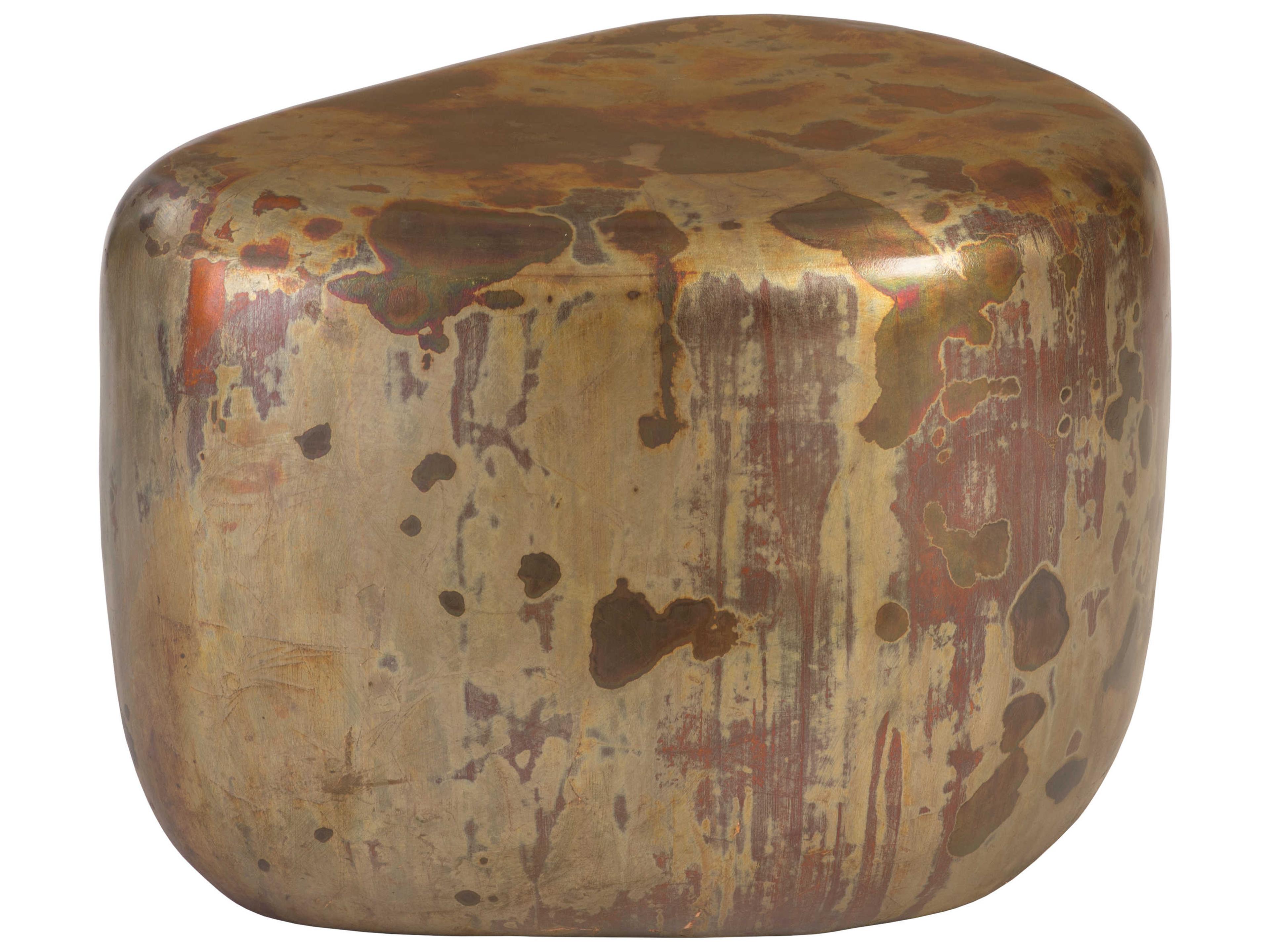 Phillips Collection Copper Acid Fiberglass Posh End Table