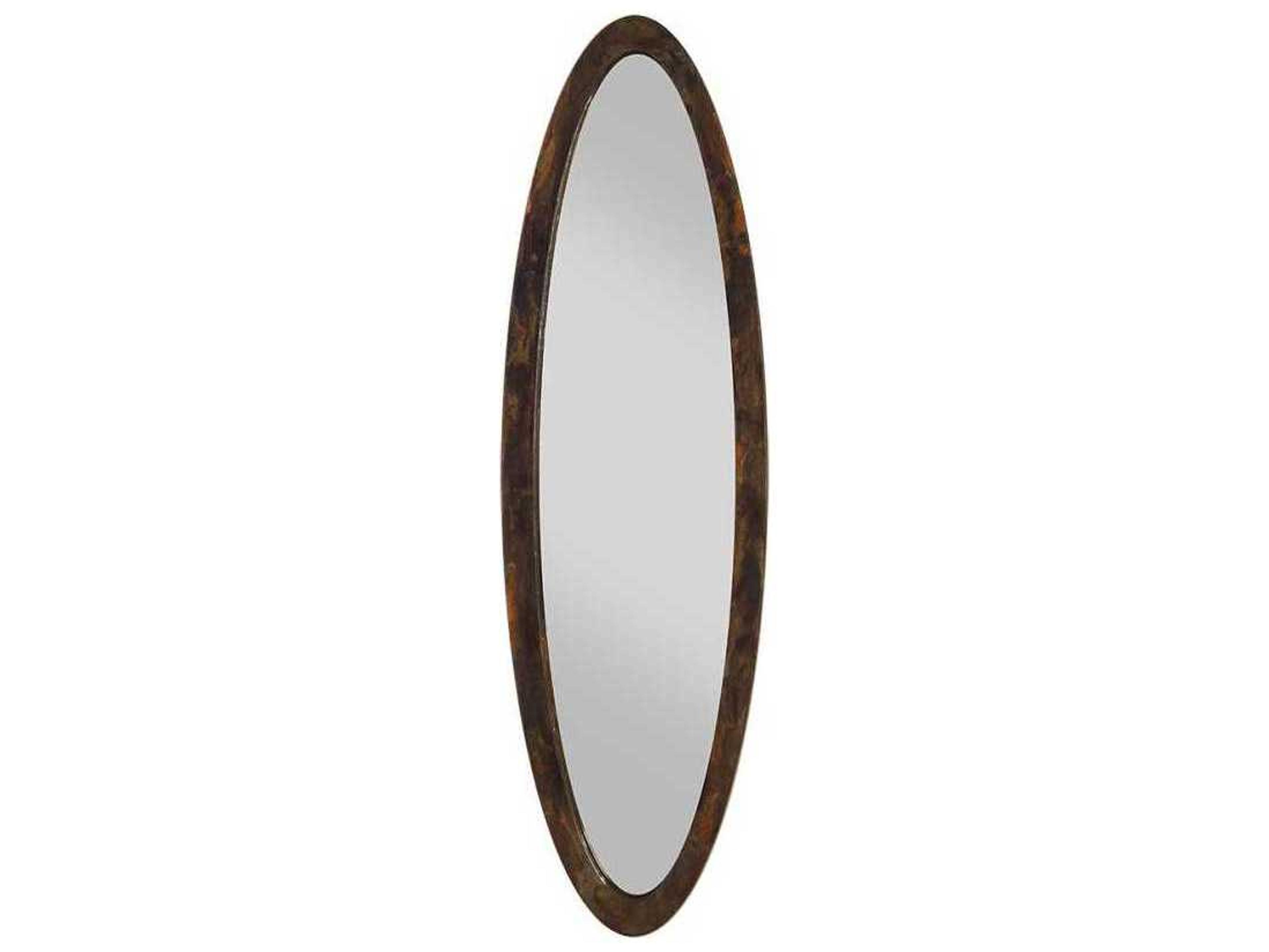 Phillips Collection Copper Acid Posh Wall Mirror Oval